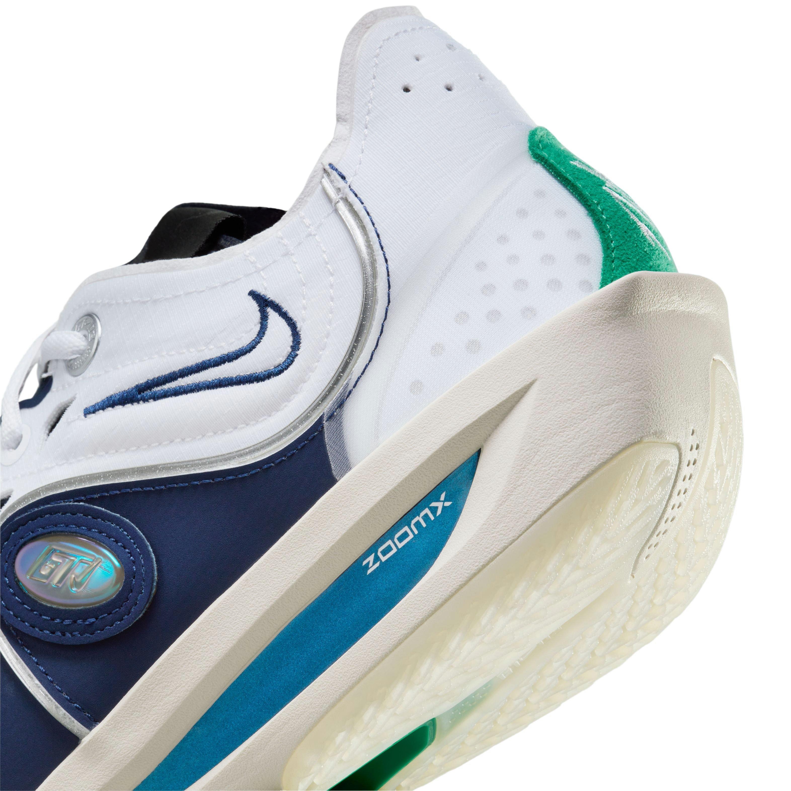 Nike G.T. Cut 3 "ASW" Men's Basketball Shoe - WHITE/MIDNIGHT NAVY/METALLIC SILVER Thumbnail View 4
