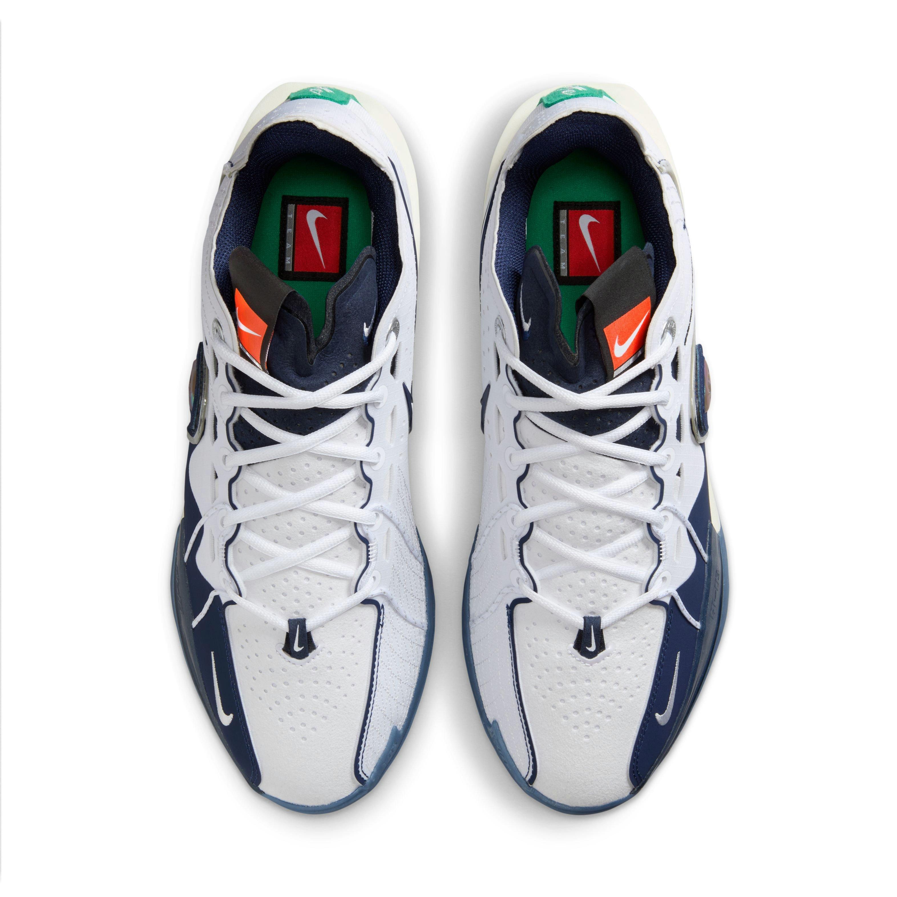 Nike G.T. Cut 3 "ASW" Men's Basketball Shoe - WHITE/MIDNIGHT NAVY/METALLIC SILVER Thumbnail View 9