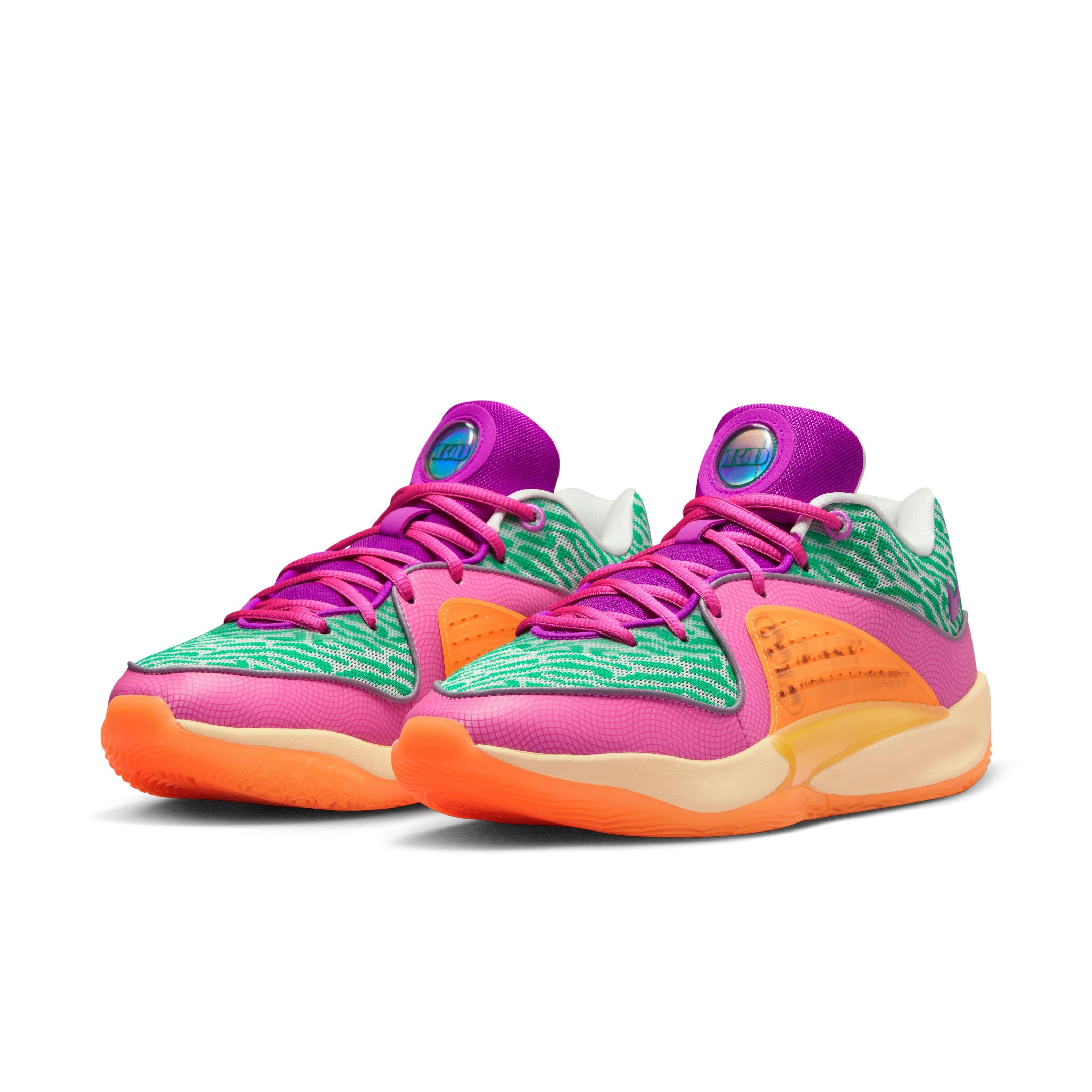 Nike KD16 "ASW" Men's Basketball Shoe - STADIUM GREEN/HYPER VIOLET/BARELY GREEN Thumbnail View 3