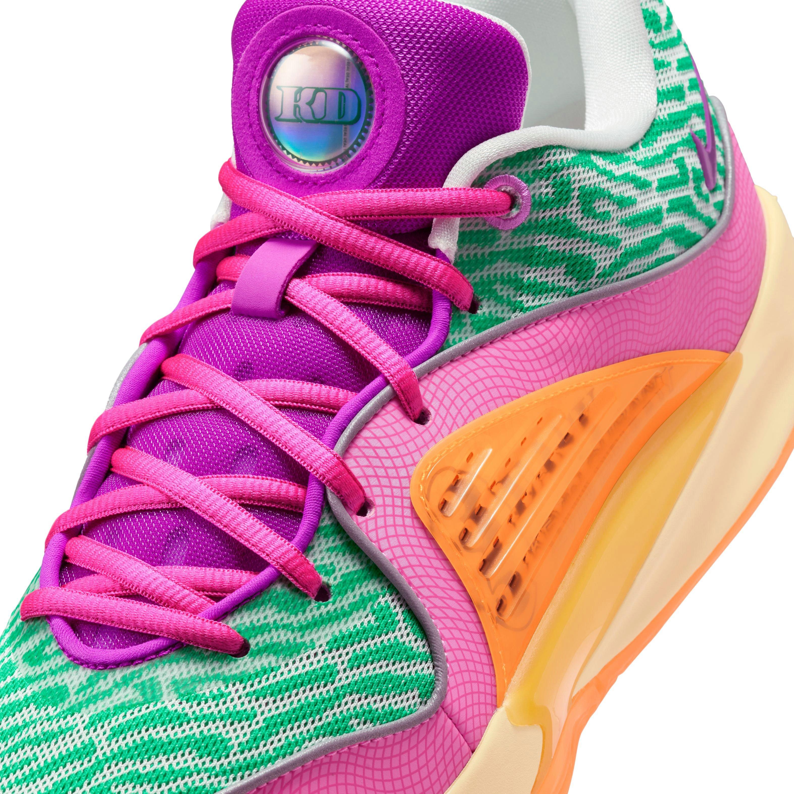 Nike KD16 "ASW" Men's Basketball Shoe - STADIUM GREEN/HYPER VIOLET/BARELY GREEN Thumbnail View 4