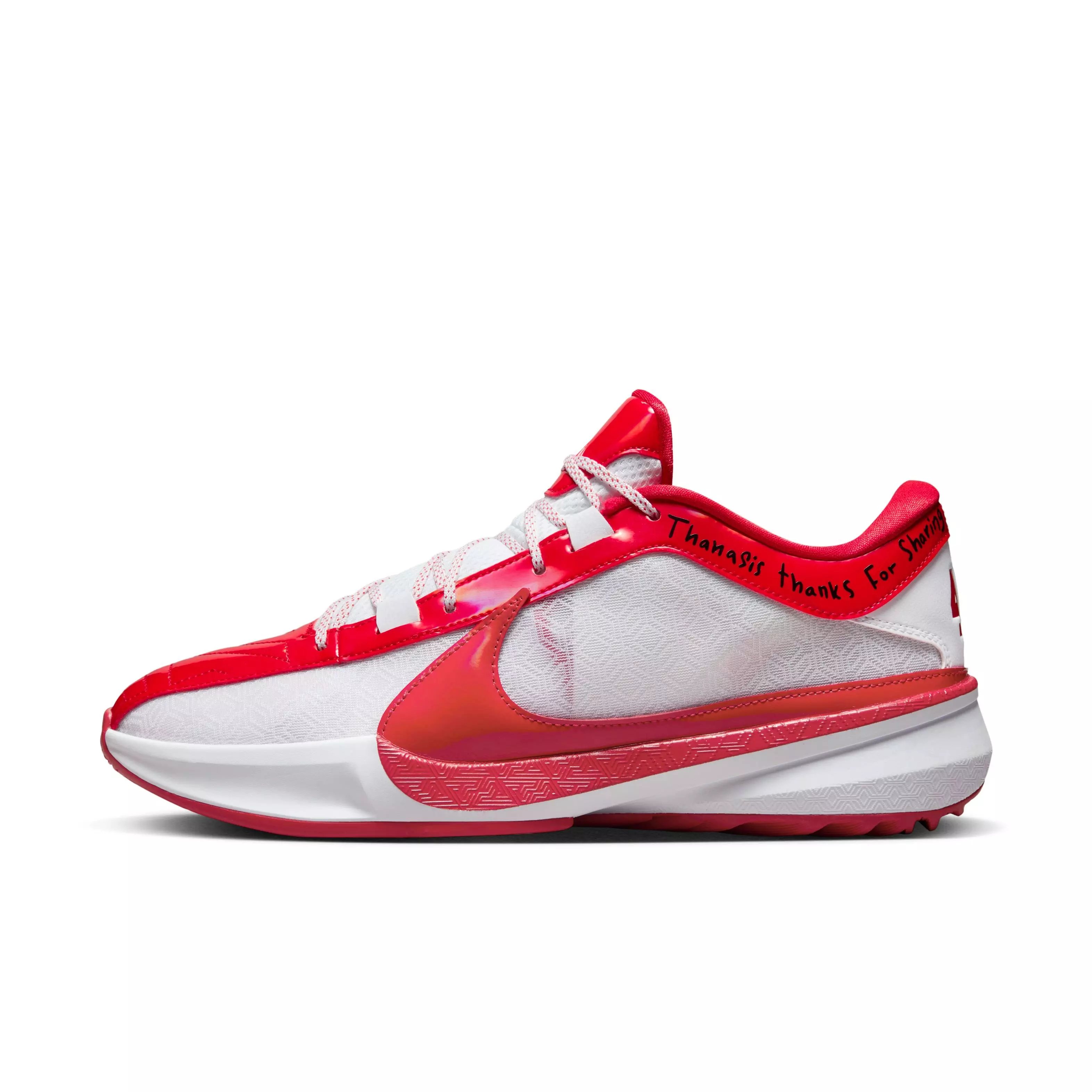 Nike Giannis Freak 5 "ASW" Men's Basketball Shoe - UNIVERSITY RED/WHITE/BRIGHT CRIMSON