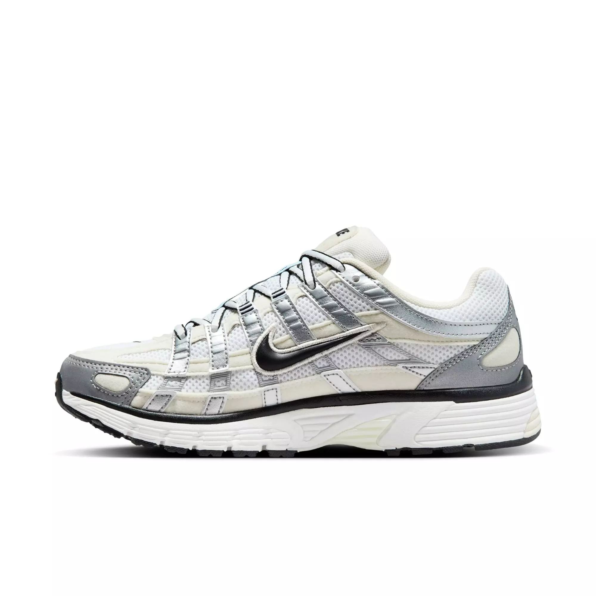 Nike P-6000 "Coconut Milk/Black/Summit White" Women's Shoe - OFF-WHITE/BLACK