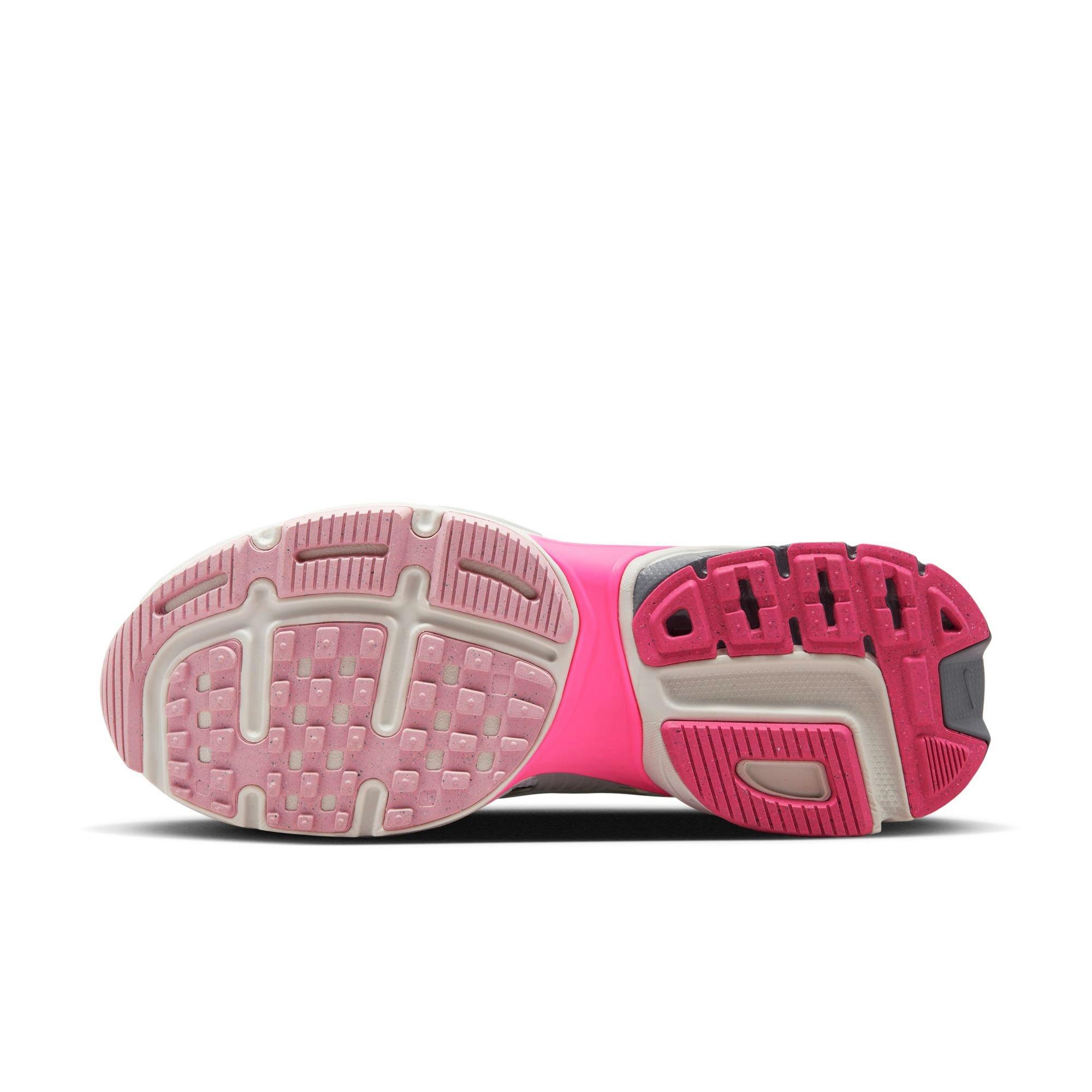 Nike V2K Run "White/Black/Cool Grey/Multi-Color" Women's Shoe - PINK/GREY Thumbnail View 8