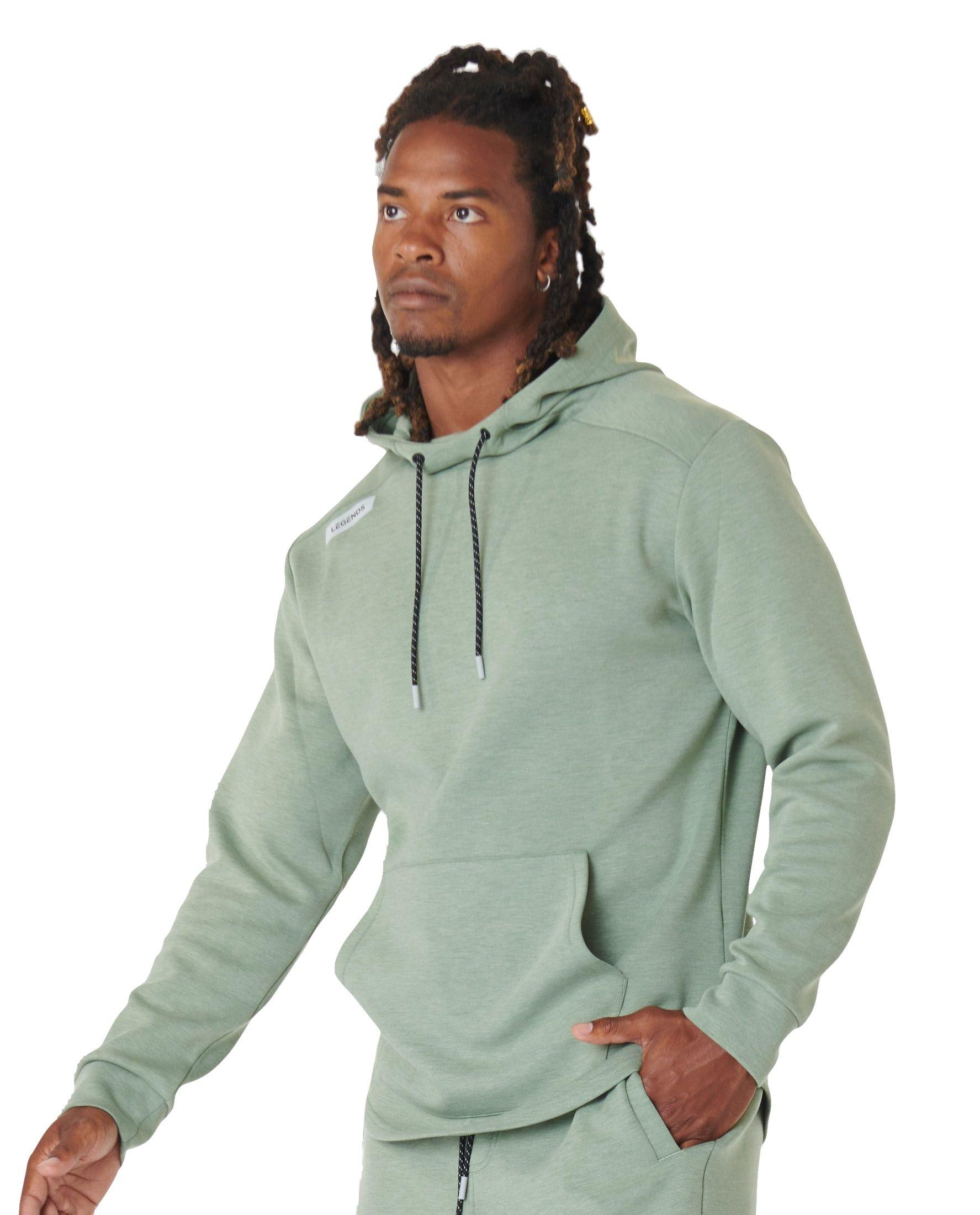 Legends Men's Hawthorne Hoodie - Seafoam Heather - SEAFOAM Thumbnail View 4