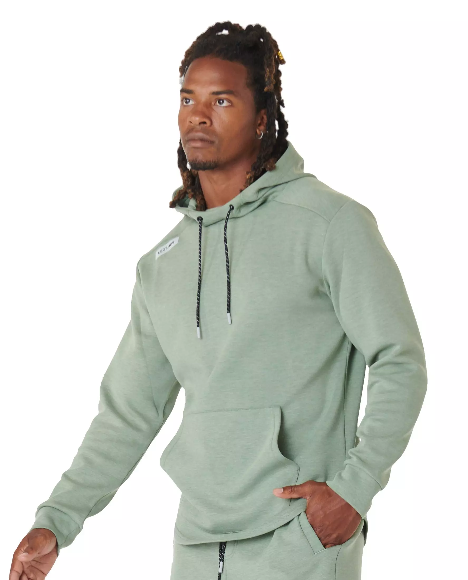 Legends Men's Hawthorne Hoodie - Seafoam Heather - SEAFOAM