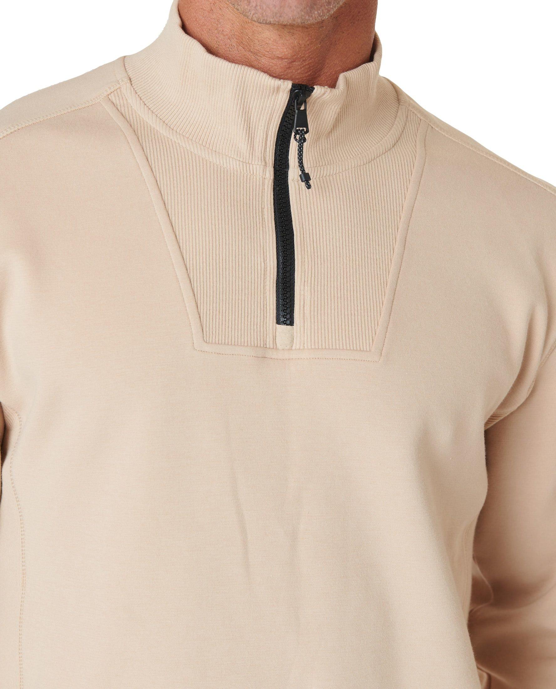 Legends Men's Highland 1/4 Zip Top - River Rock - GREY Thumbnail View 3