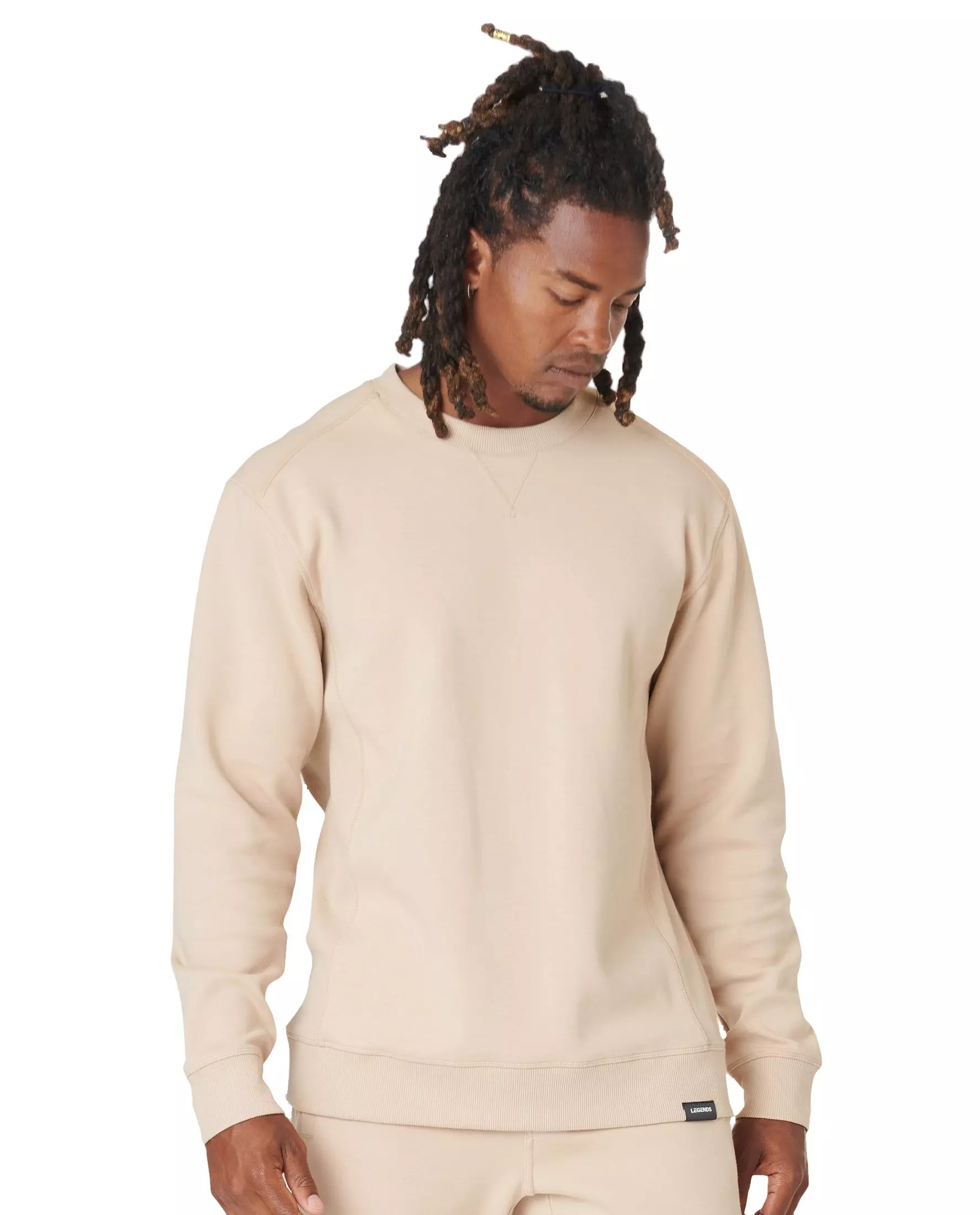 Legends Men's Highland Crew - River Rock - GREY