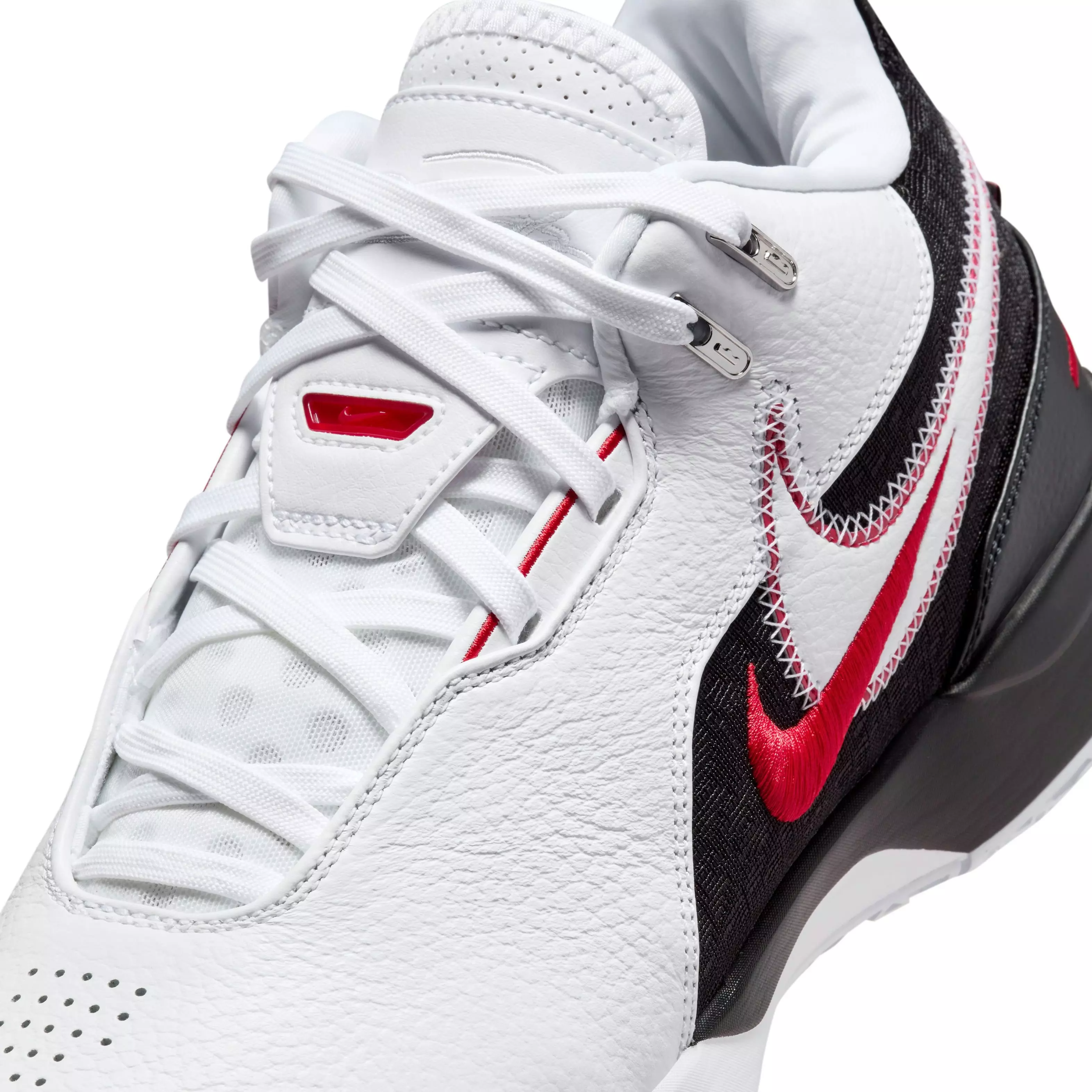 Nike LeBron NXXT Gen AMPD "First Game" Men's Basketball Shoe - WHITE/BLACK/UNIVERSITY RED