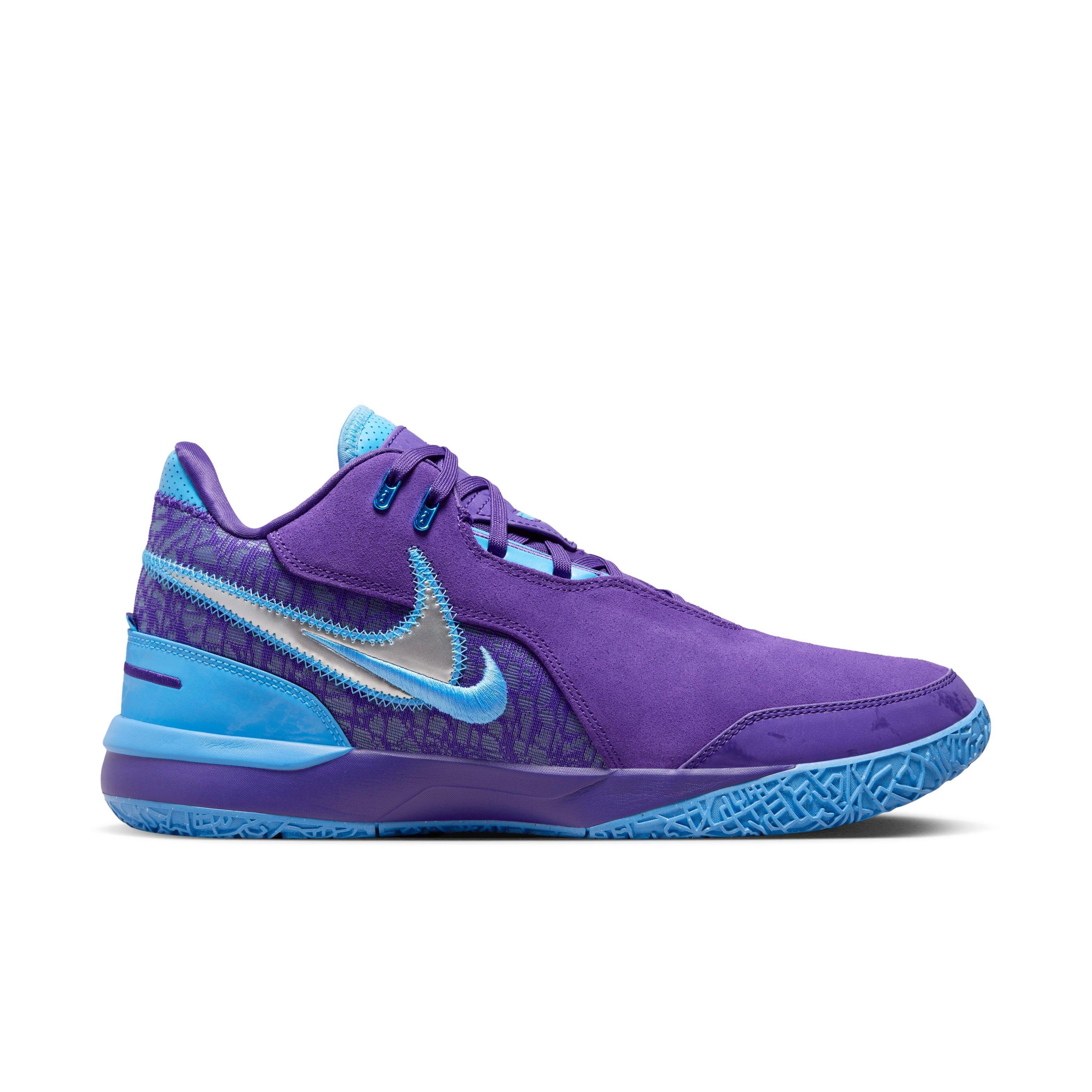 Purple Nike Lebron James Basketball Shoes