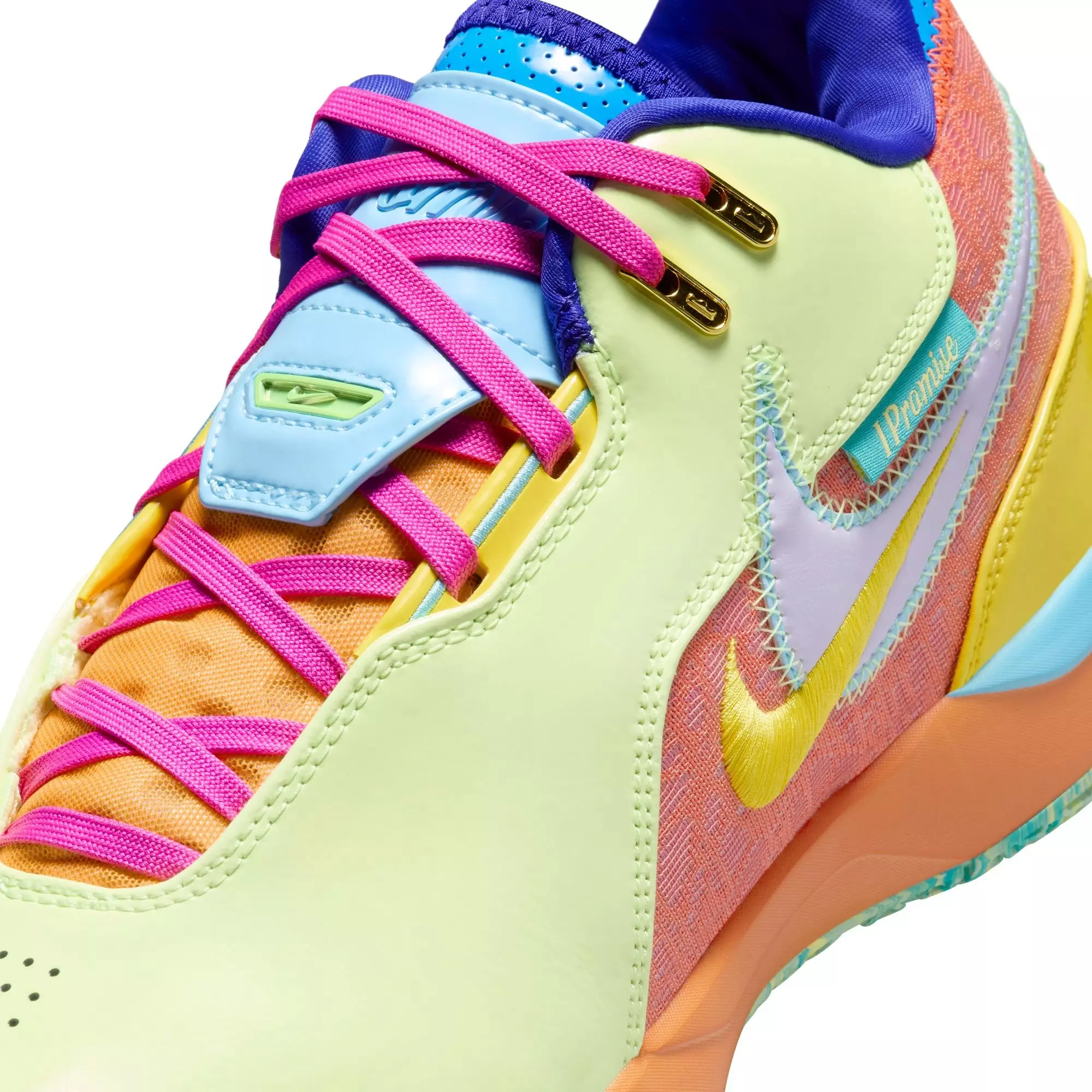 LeBron NXXT Gen AMPD IPS "Violet Mist/Barely Volt" Men's Basketball Shoe - MULTI-COLOR