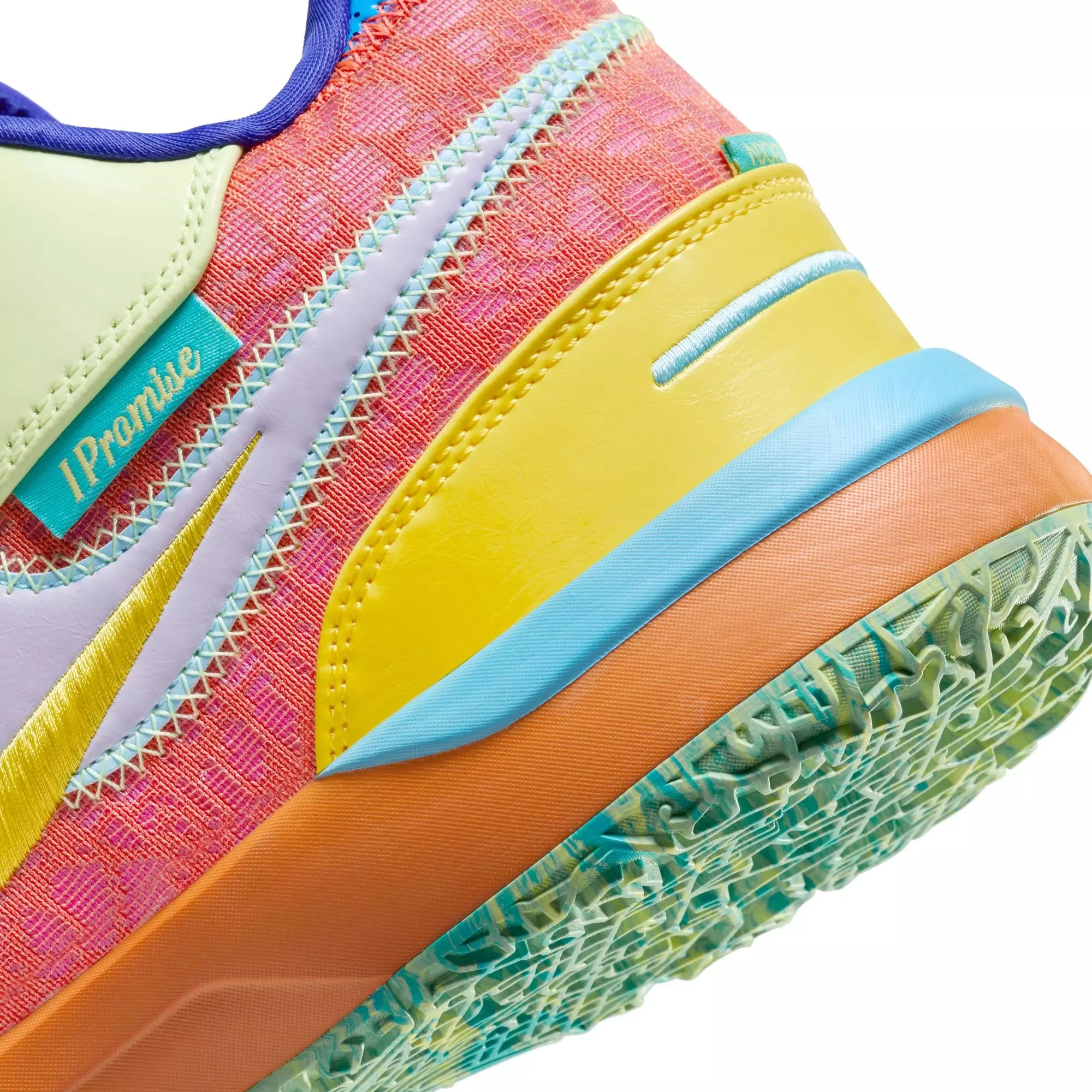 LeBron NXXT Gen AMPD IPS "Violet Mist/Barely Volt" Men's Basketball Shoe - MULTI-COLOR