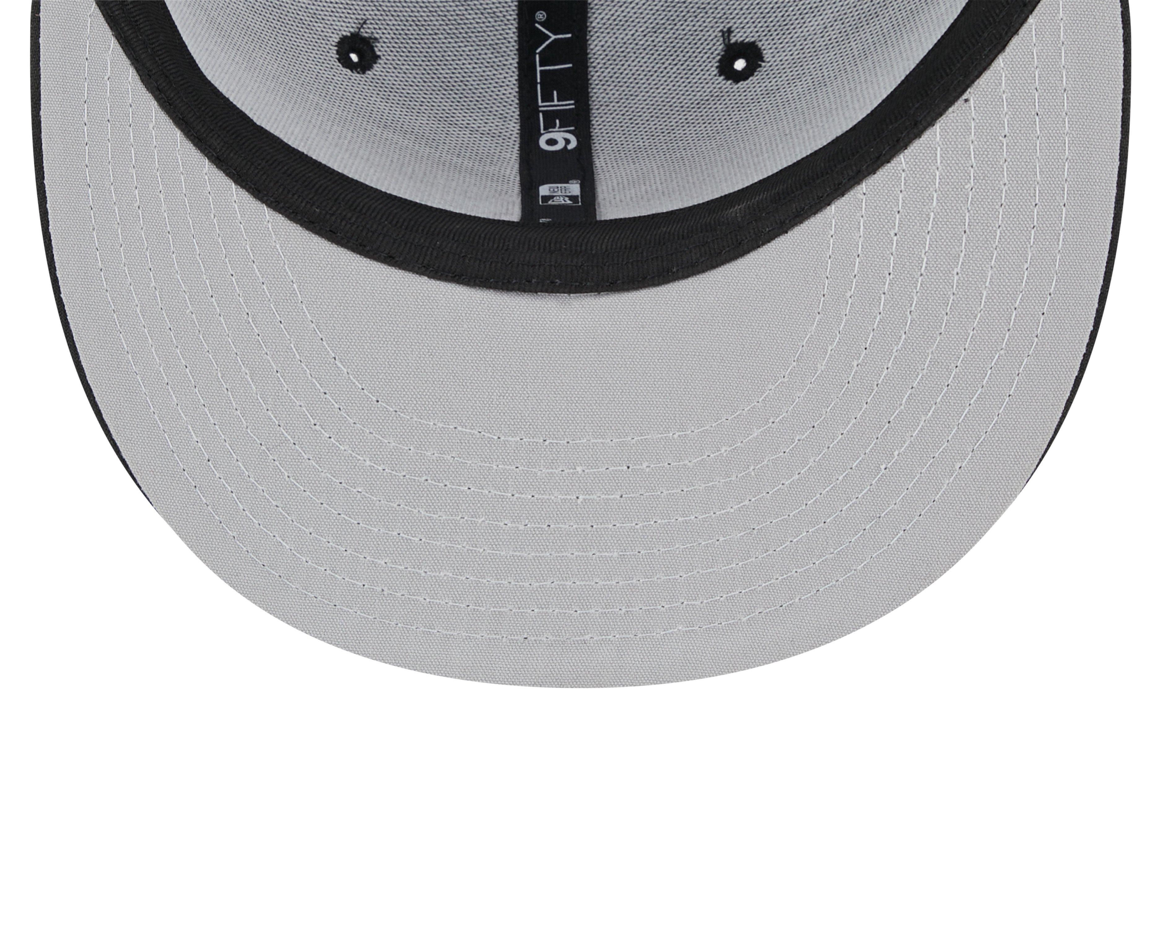 New Era Chicago White Sox 9FIFTY Evergreen Trucker Snapback Hat - Black - BLACK Thumbnail View 4