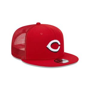 New Era Cincinnati Reds 9FIFTY Evergreen Trucker Snapback-Red