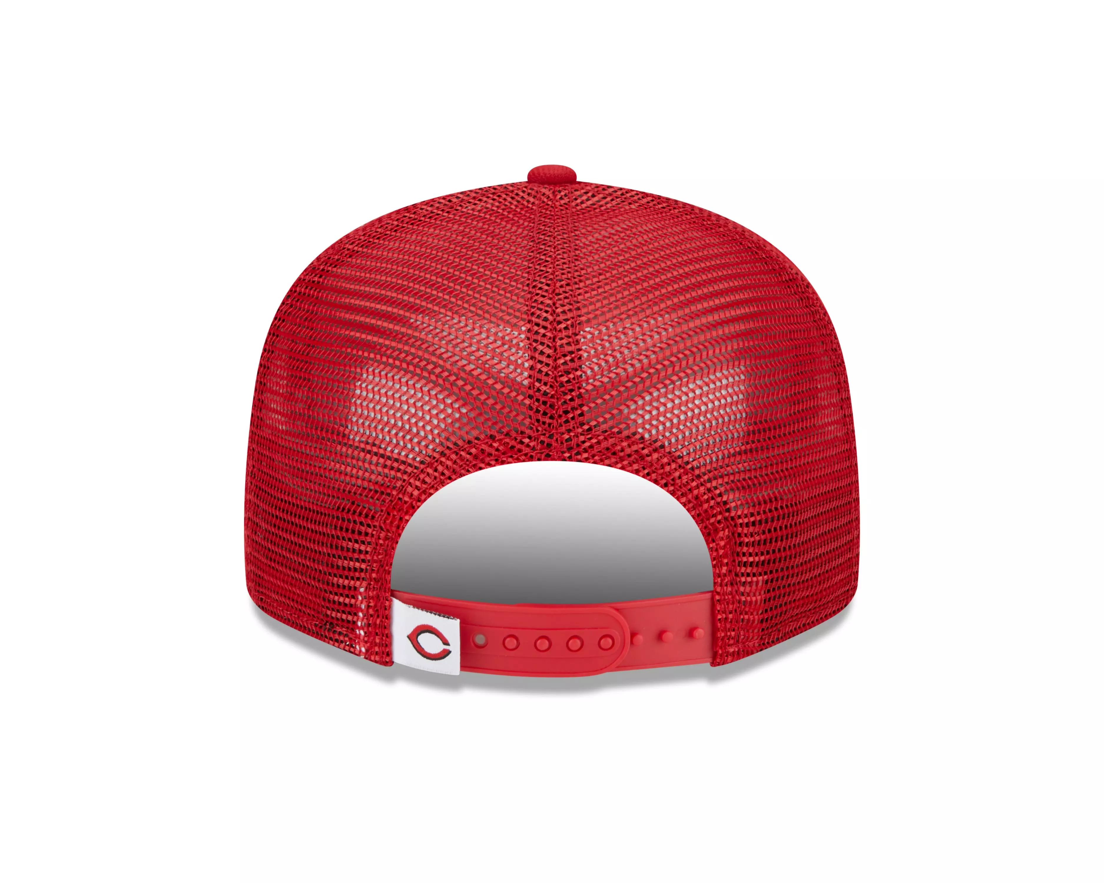 New Era Cincinnati Reds 9FIFTY Evergreen Trucker Snapback-Red - RED