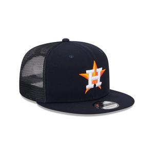 New Era Houston Astros 9FIFTY Evergreen Trucker Snapback Hat-Navy