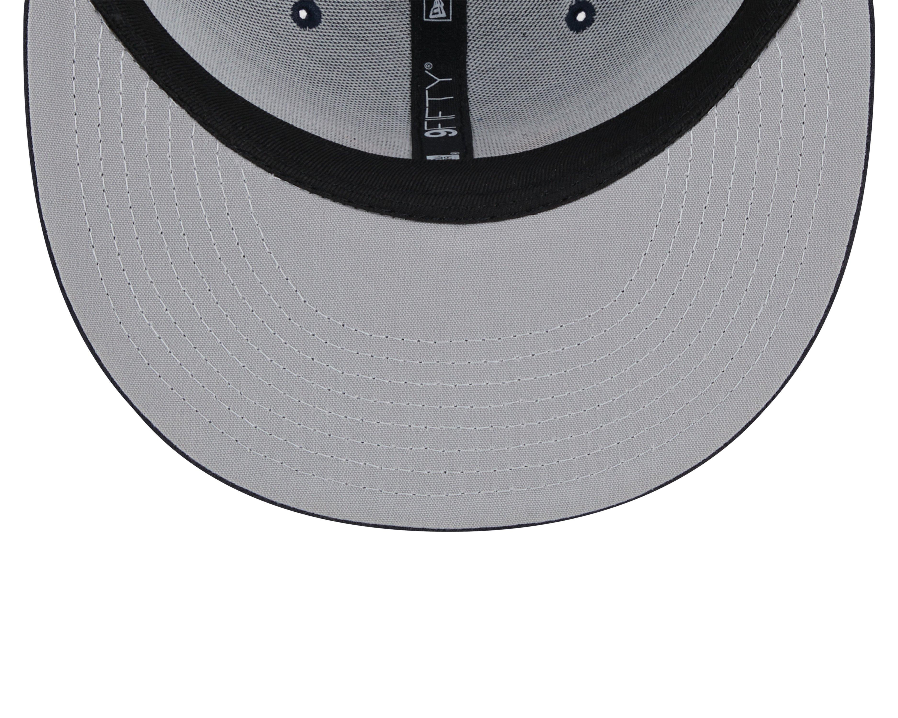 New Era Houston Astros 9FIFTY Evergreen Trucker Snapback Hat - Navy - NAVY Thumbnail View 4