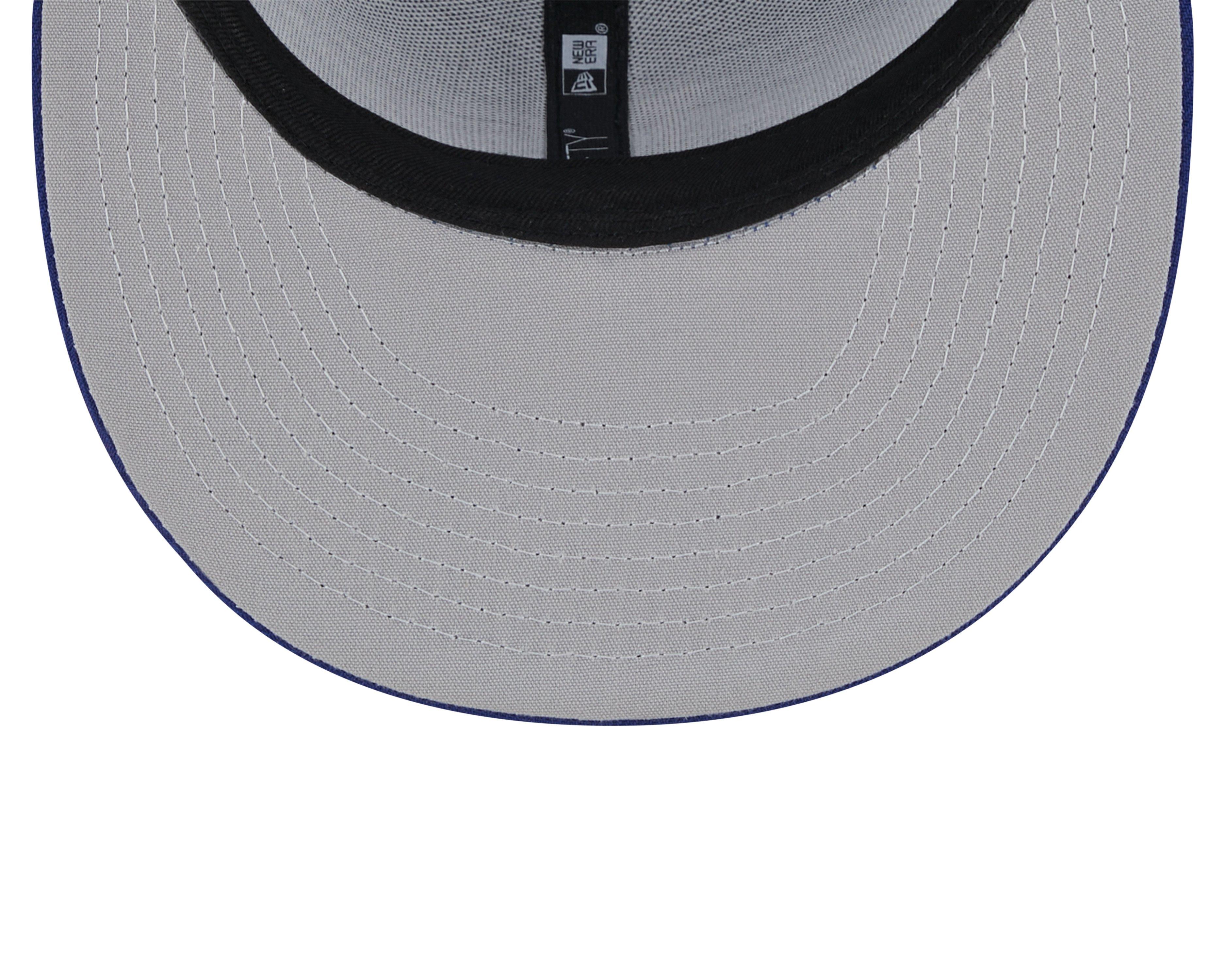 New Era Los Angeles Dodgers 9FIFTY Evergreen Trucker Snapback Hat - Blue - BLUE Thumbnail View 4