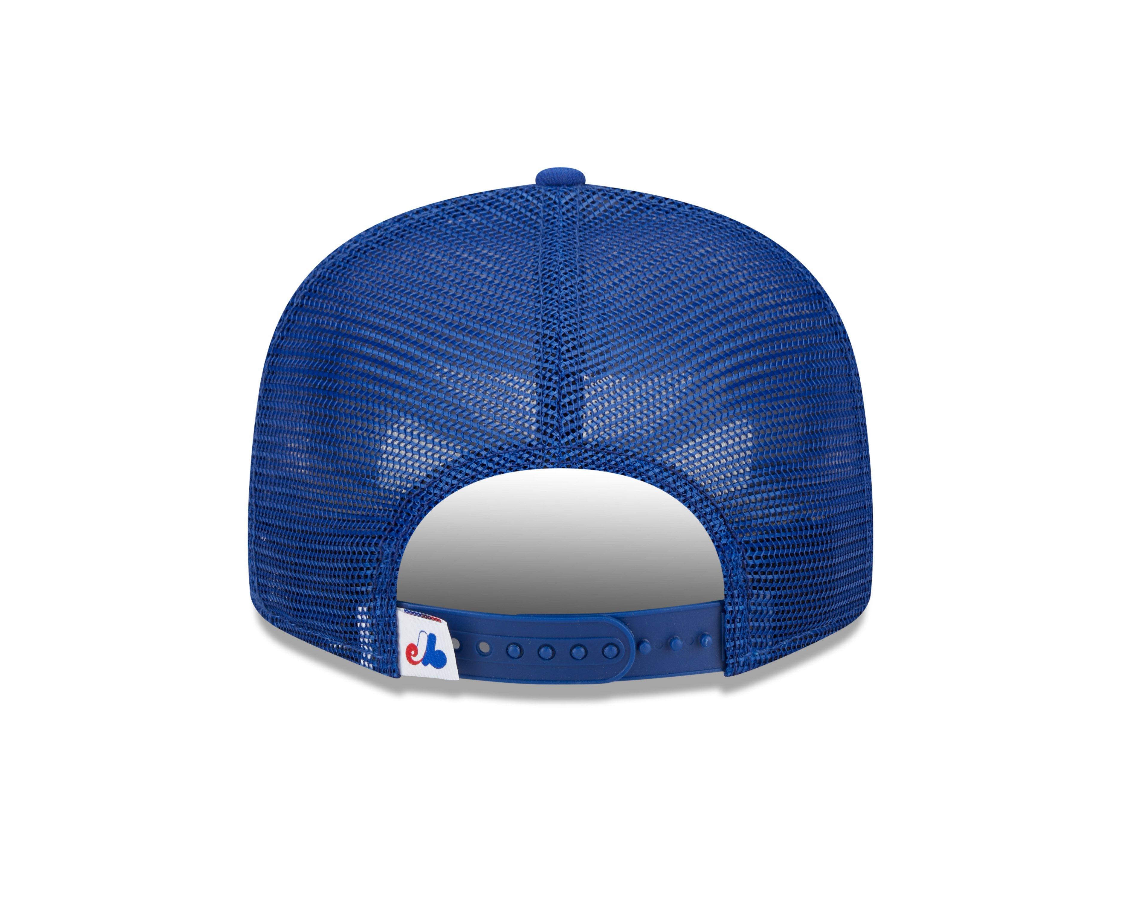 New Era Montreal Expos 9FIFTY Evergreen Trucker Blue Snapback