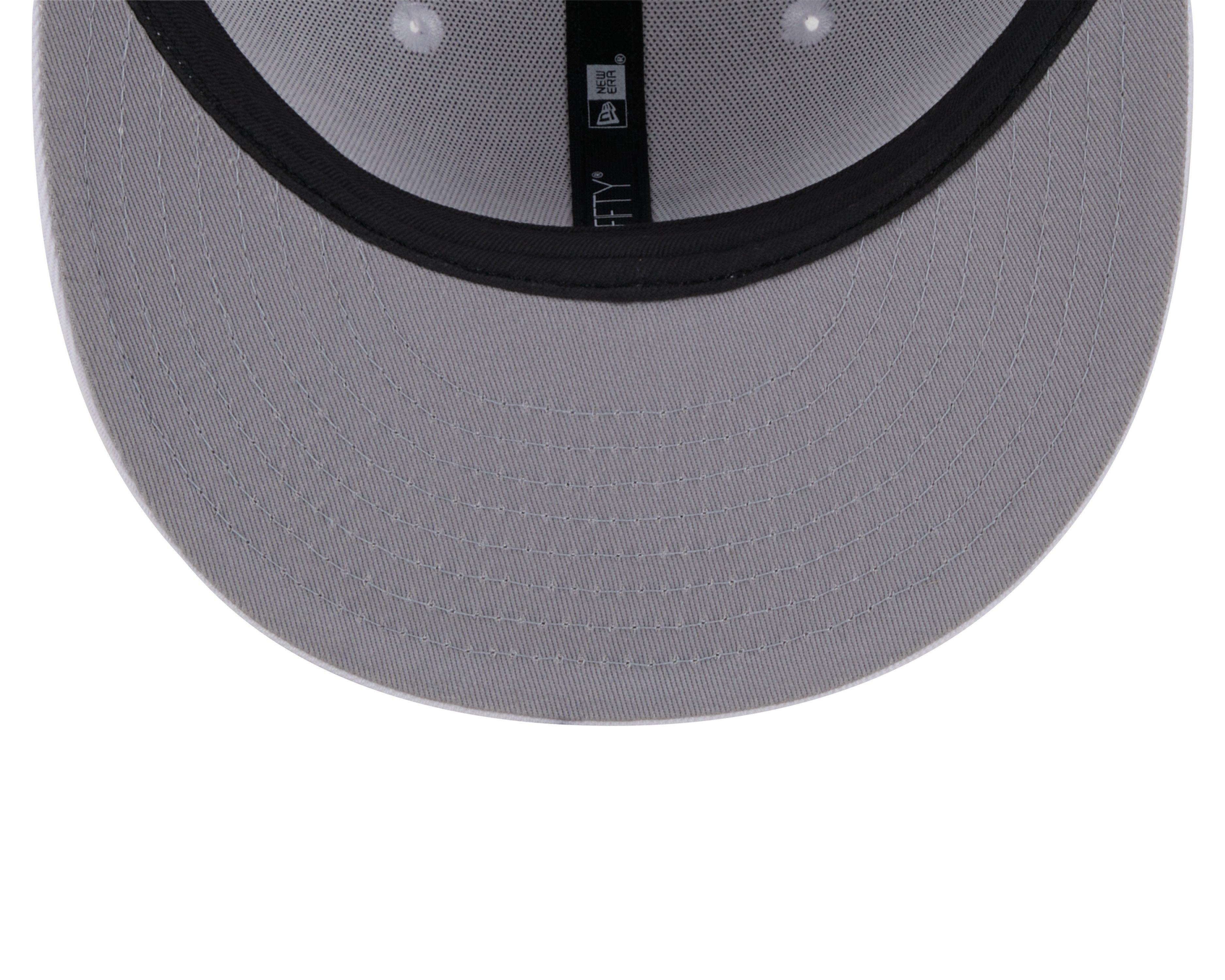 New Era Los Angeles Dodgers 9FIFTY Basic Snapback Hat - Egg White - WHITE Thumbnail View 4