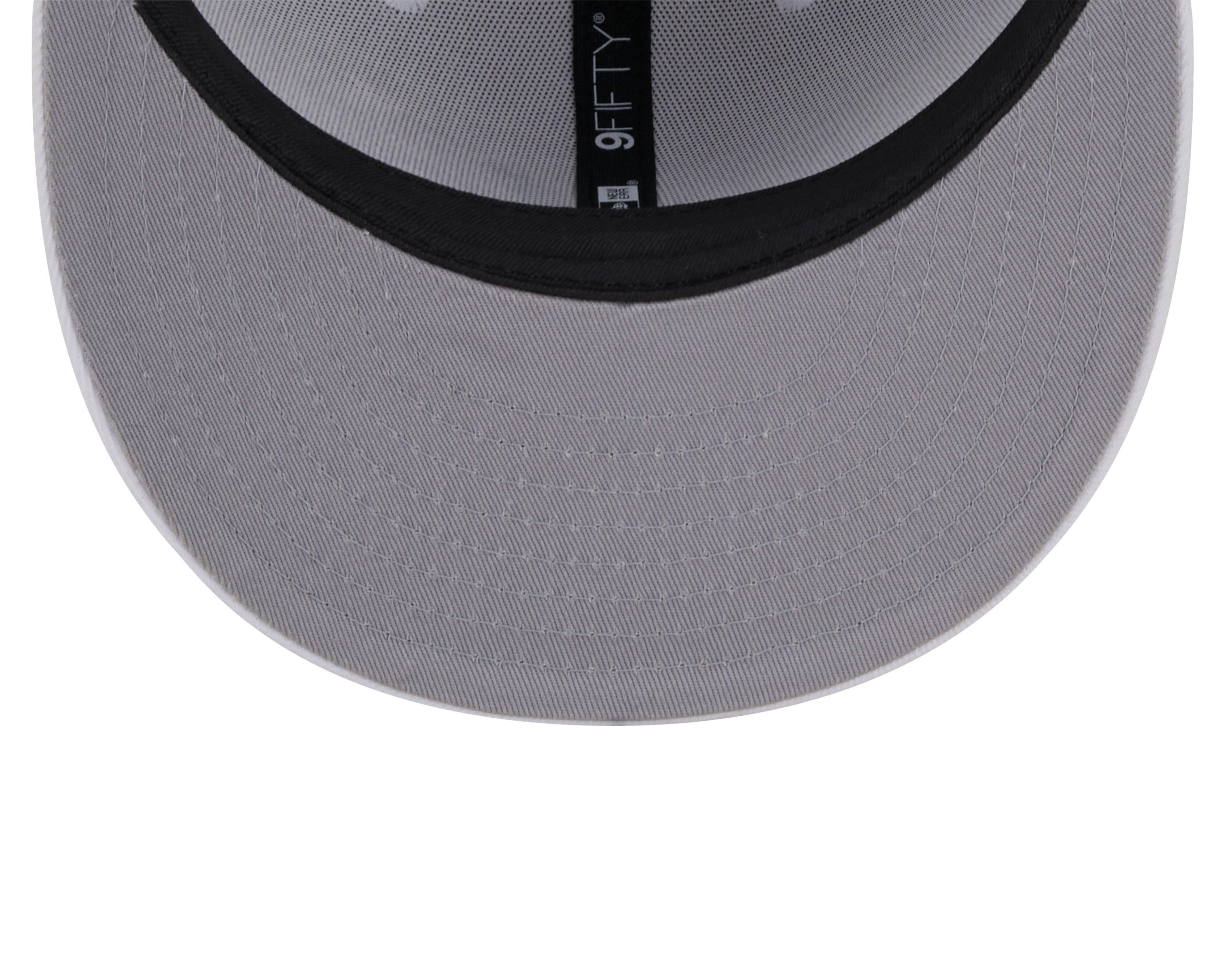 New Era Atlanta Braves 9FIFTY Snapback Hat - White - WHITE Thumbnail View 4