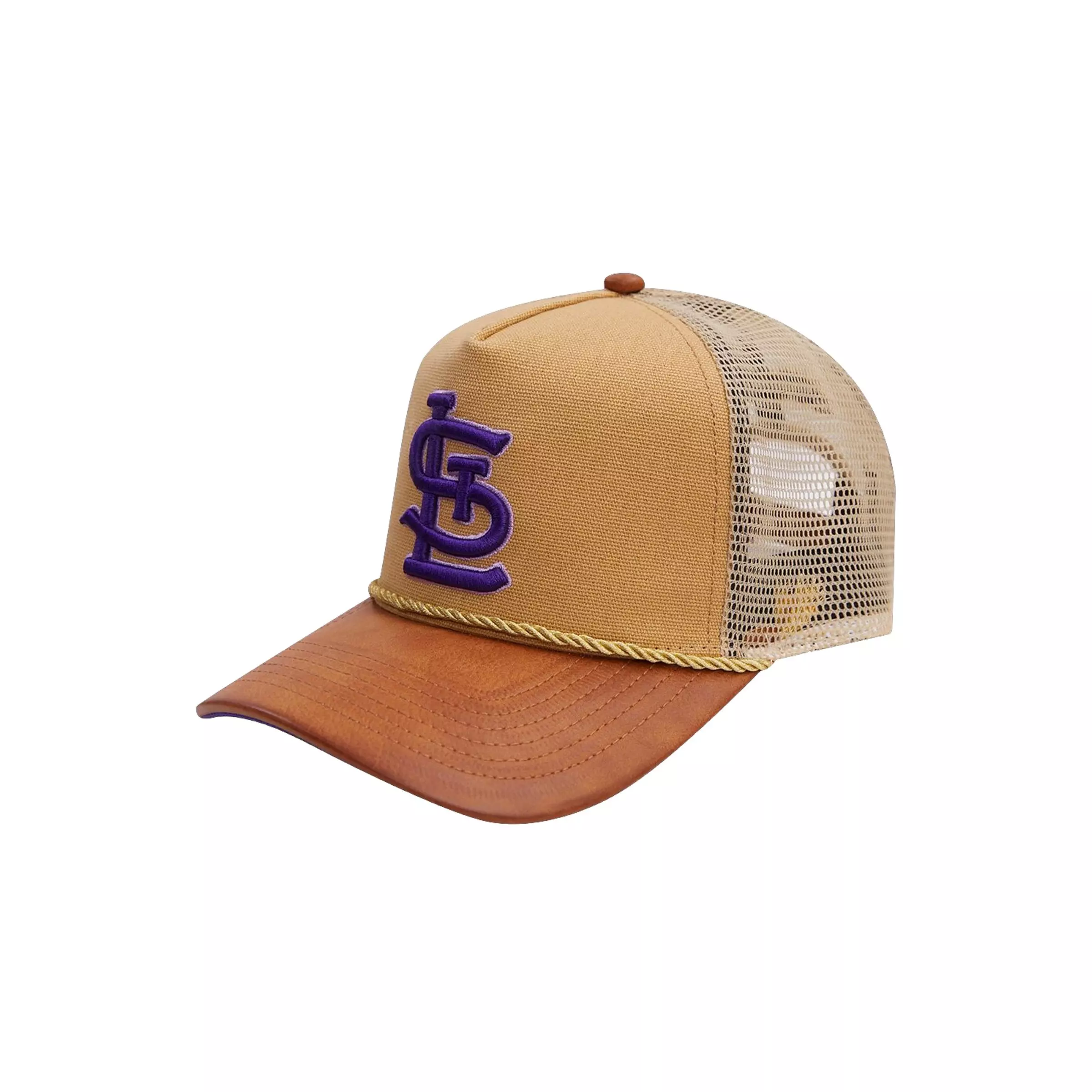 Pro Standard St. Louis Cardinals 2-Tone Pinch Snapback-Tan - TAN
