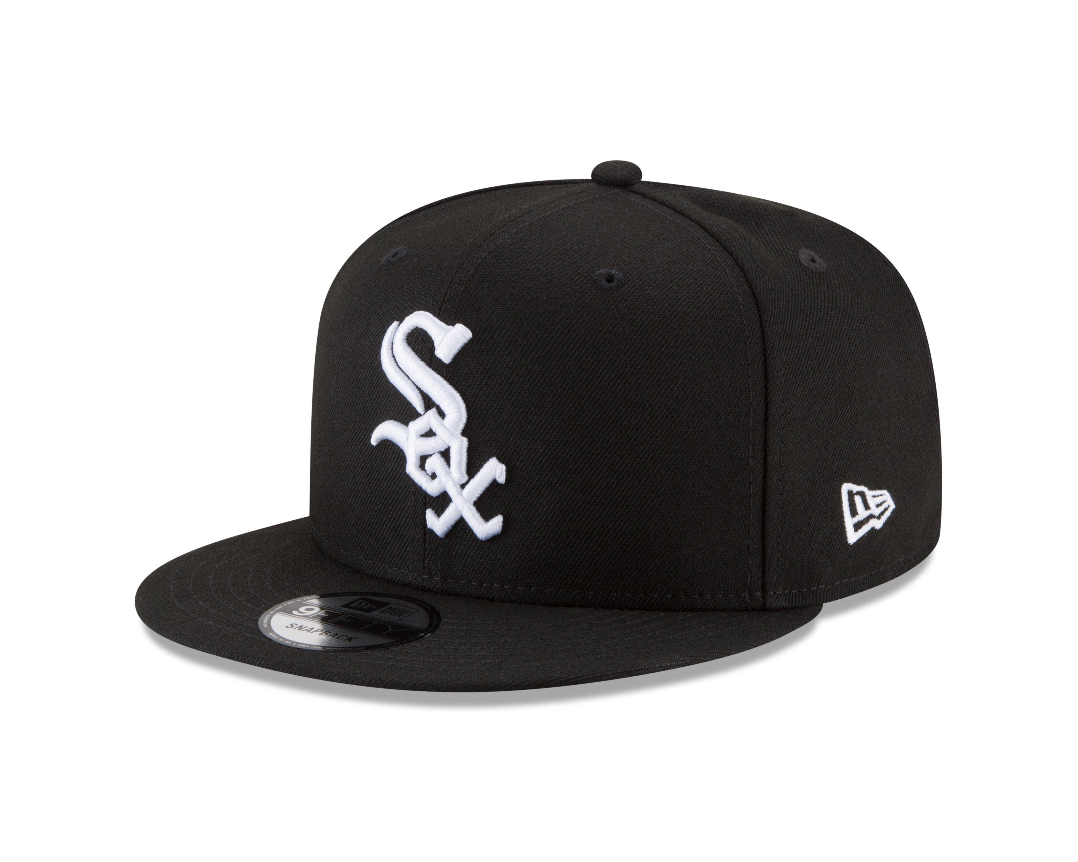 New Era Chicago White Sox 9FIFTY MLB Basic Snapback-Black/White - BLACK Thumbnail View 1