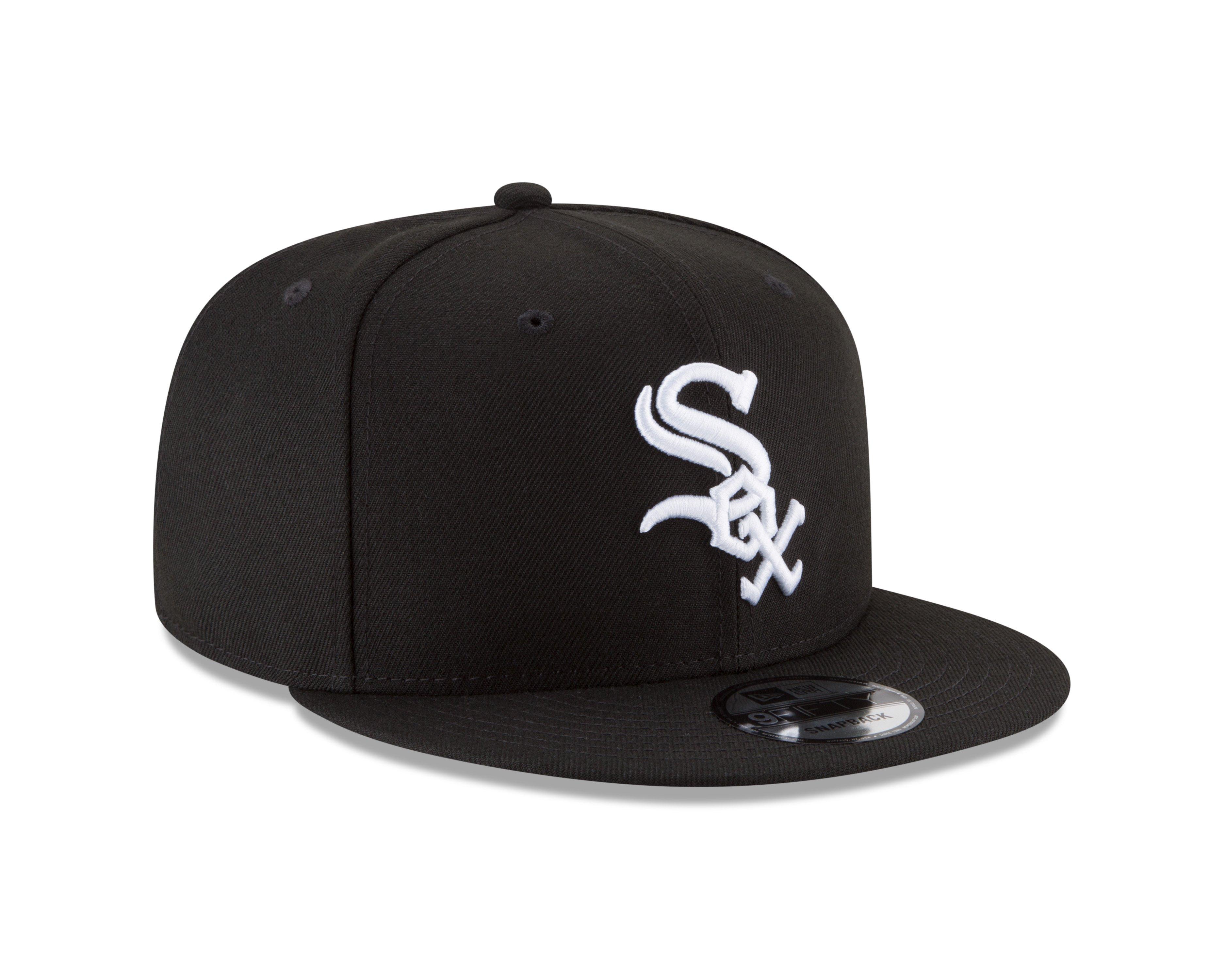 New Era Chicago White Sox 9FIFTY MLB Basic Snapback-Black/White - BLACK Thumbnail View 2