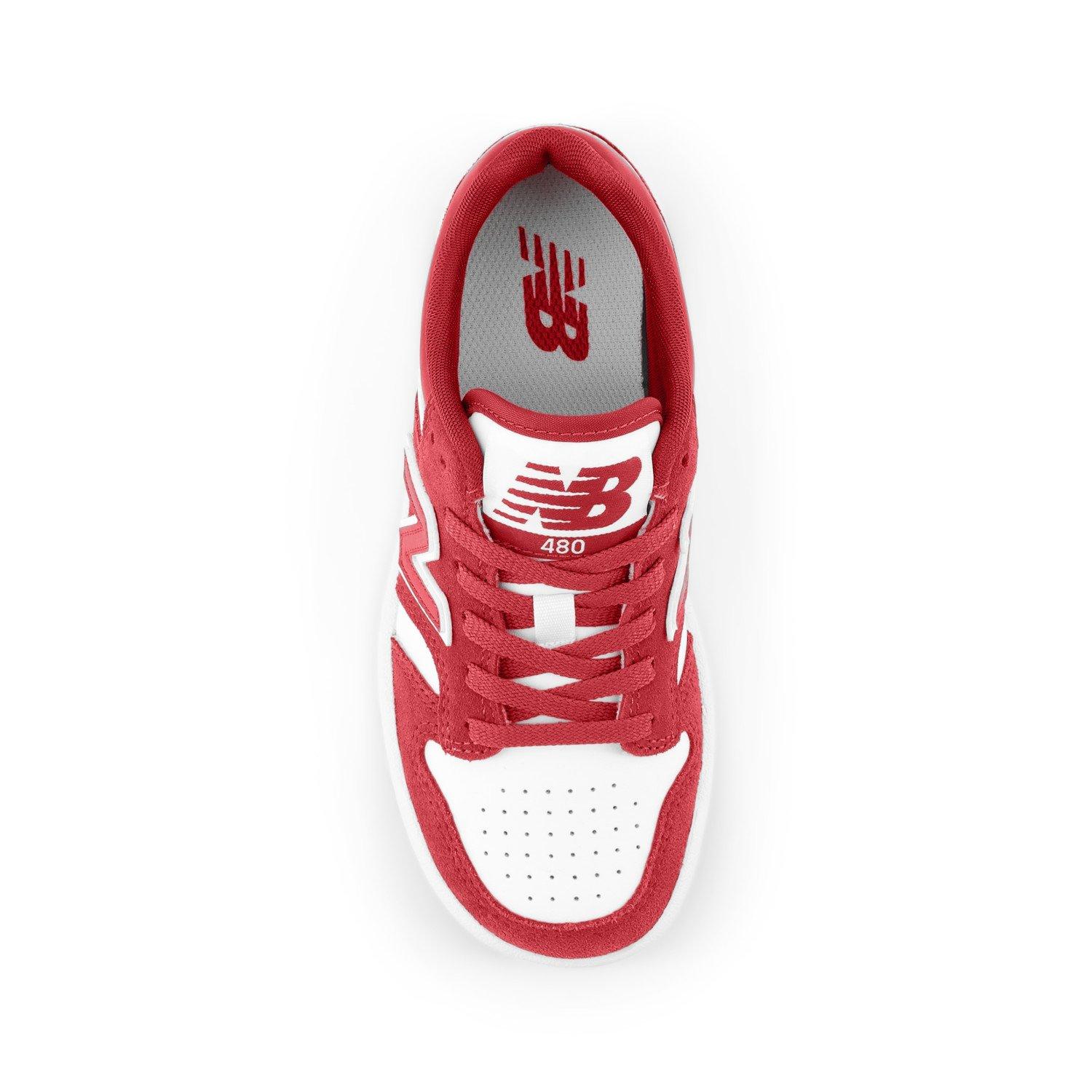 New Balance 480 Wide Preschool Boys' "Team Red/White" Shoe