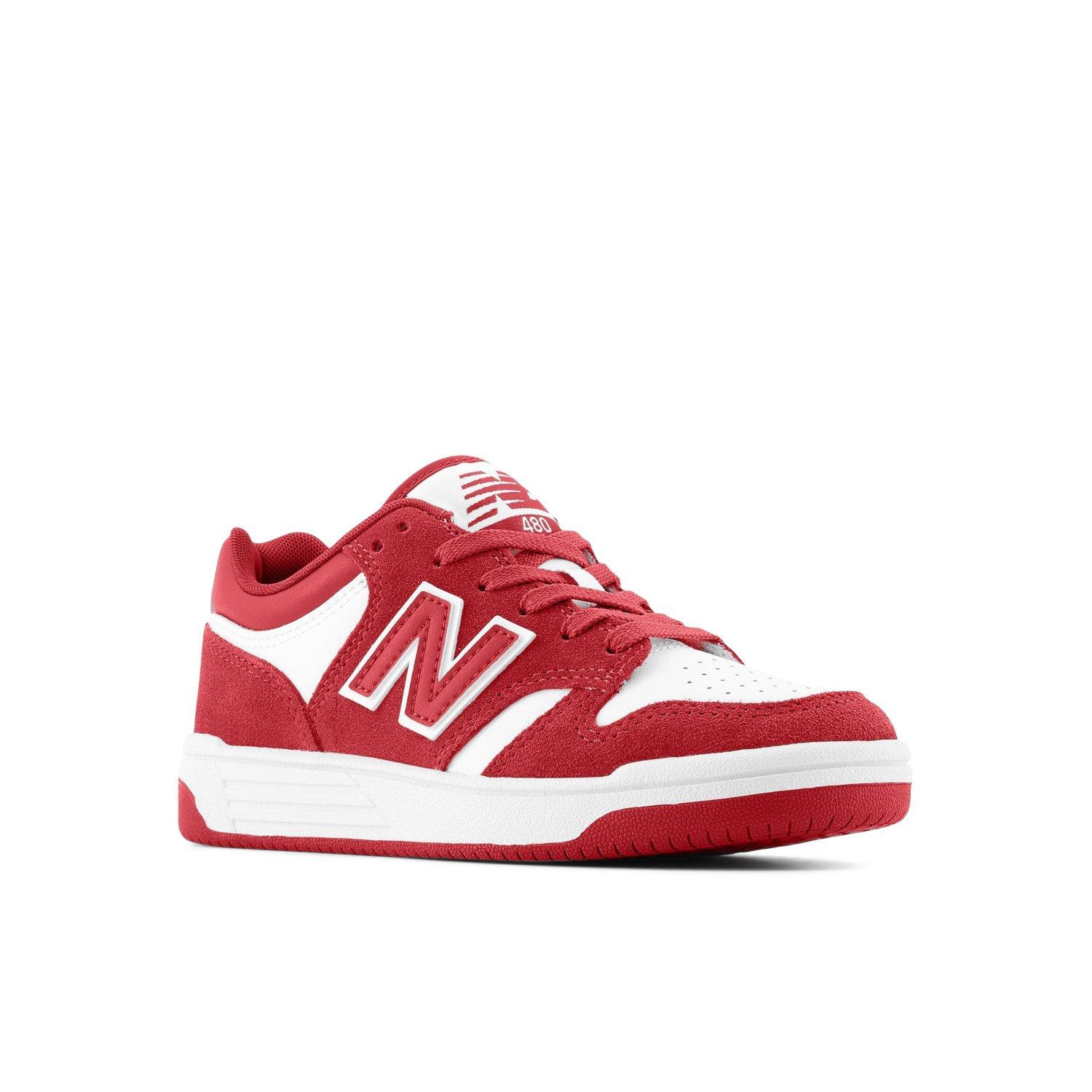 New Balance 480 Wide Preschool Boys' "Team Red/White" Shoe