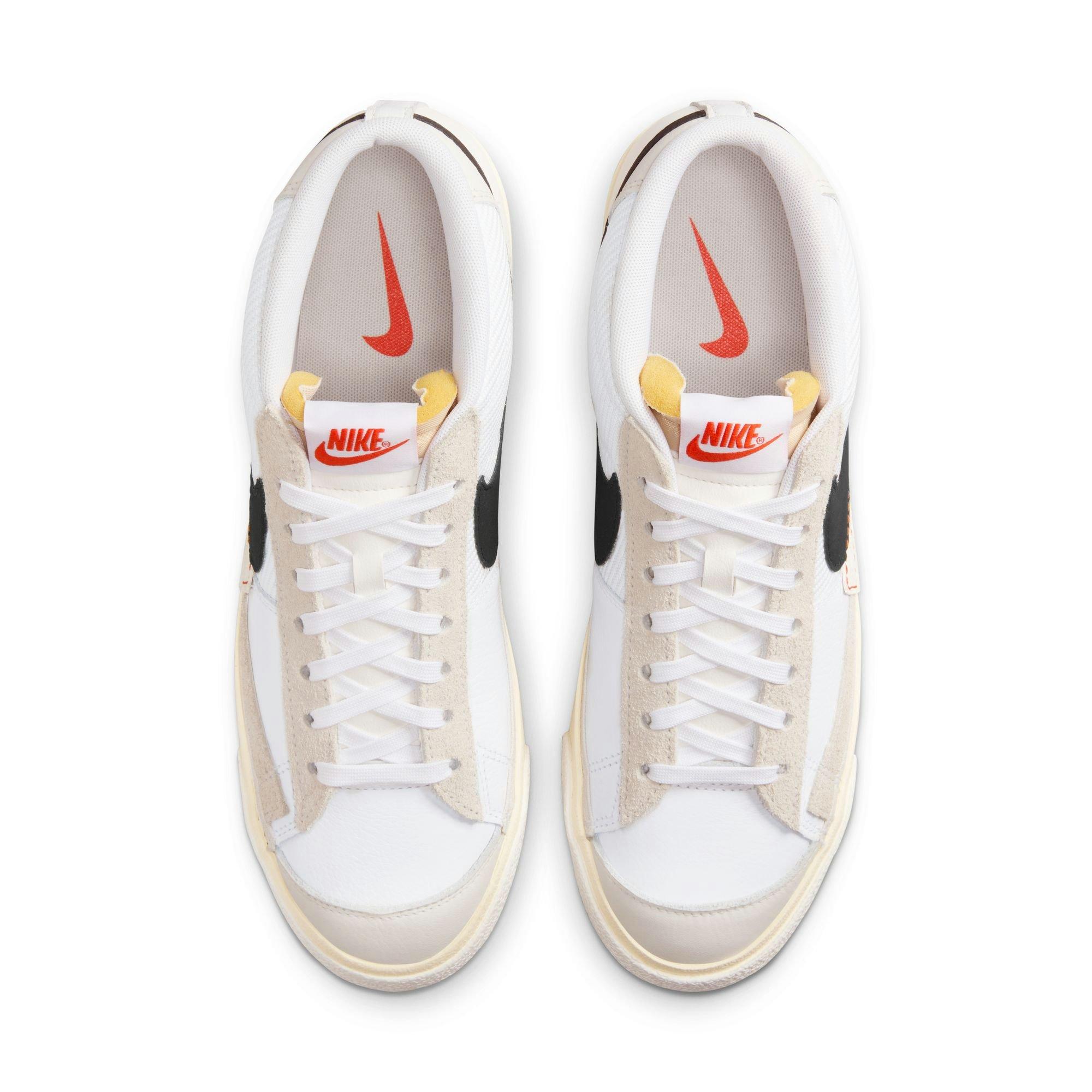 Nike Blazer Low Club "White/Black/Beach/Summit White" Men's Shoe - WHITE/BLACK Thumbnail View 9