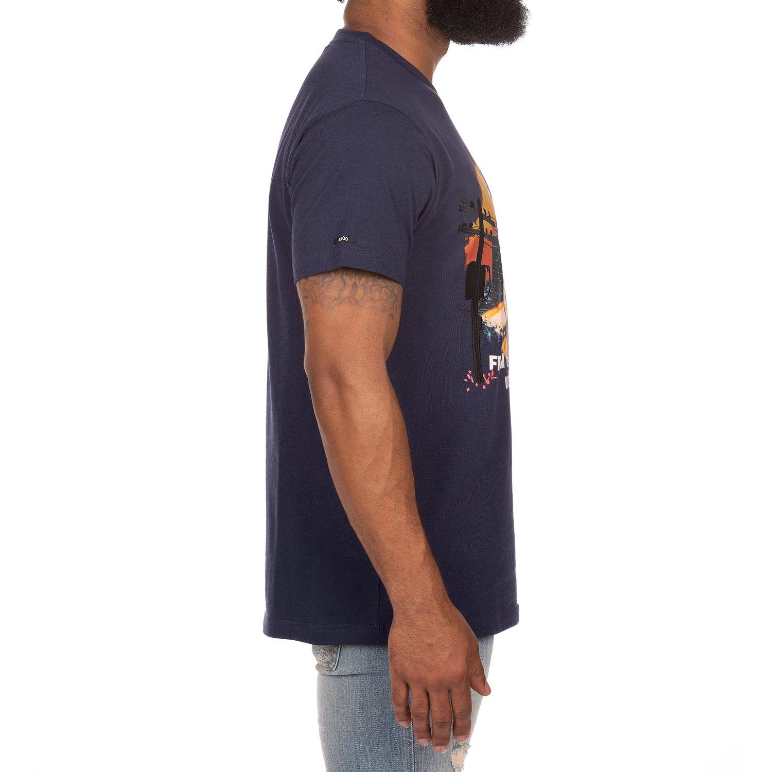 AKOO Energy Men's Blue Tee