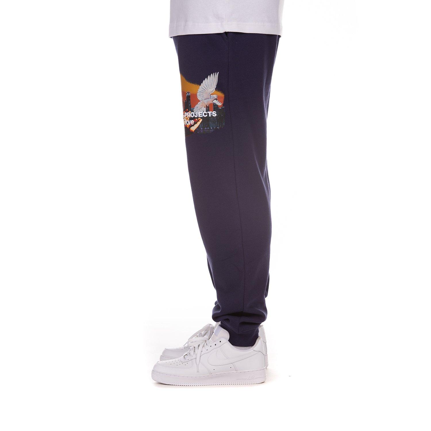 AKOO Love Project Men's Blue Sweatpants