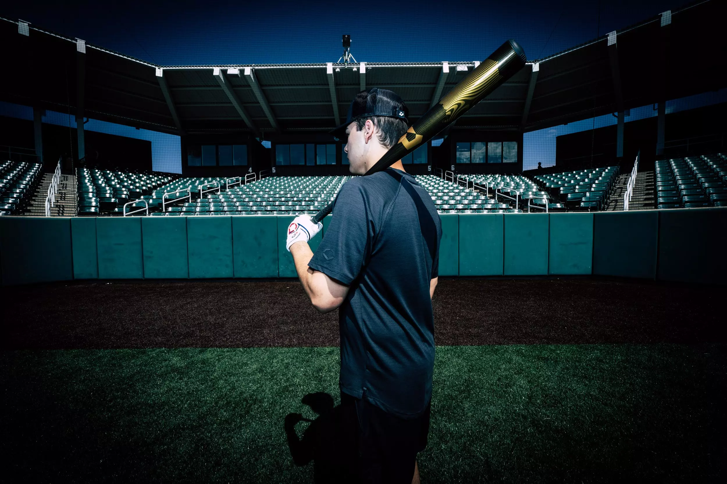 DeMarini VooDoo One BBCOR Baseball Bat (-3) 2024 - BLACK/GOLD