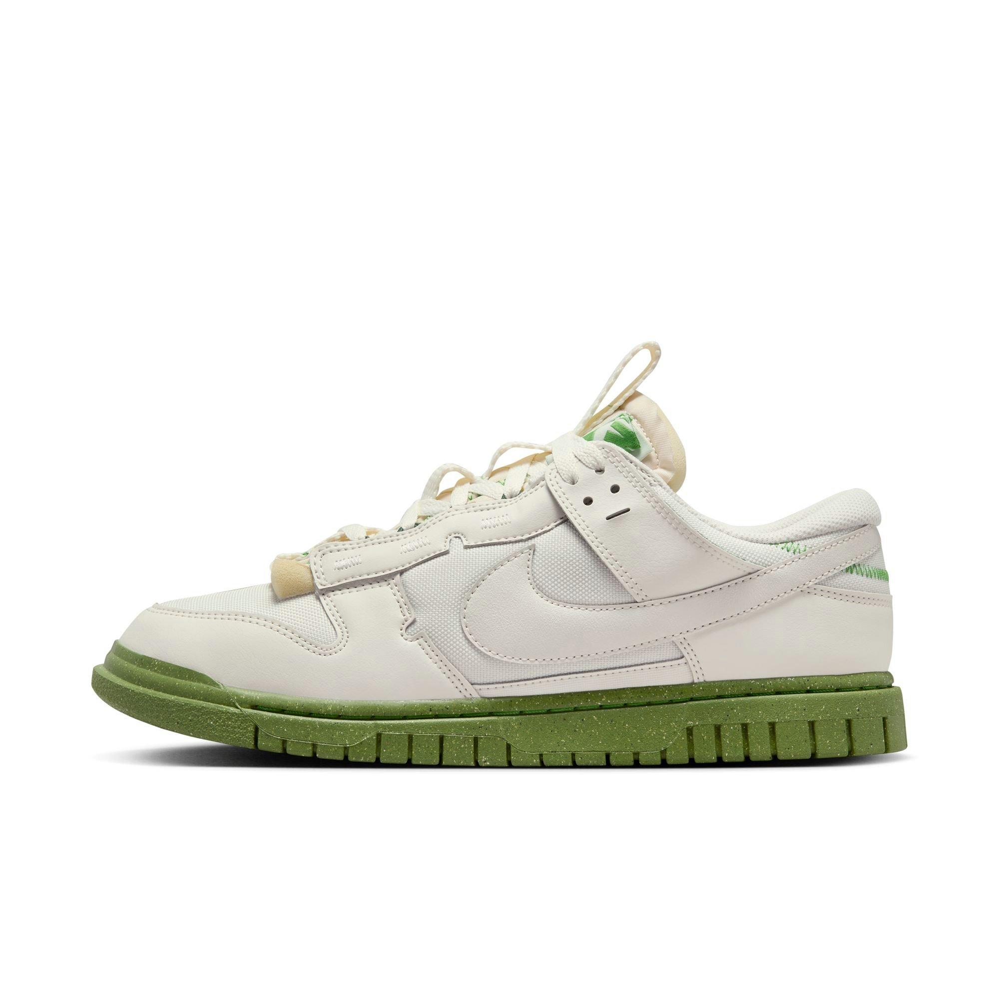 Nike Dunk Low Jumbo "Phantom/Chlorophyll/Earth" Men's Shoe - WHITE/GREEN Thumbnail View 4