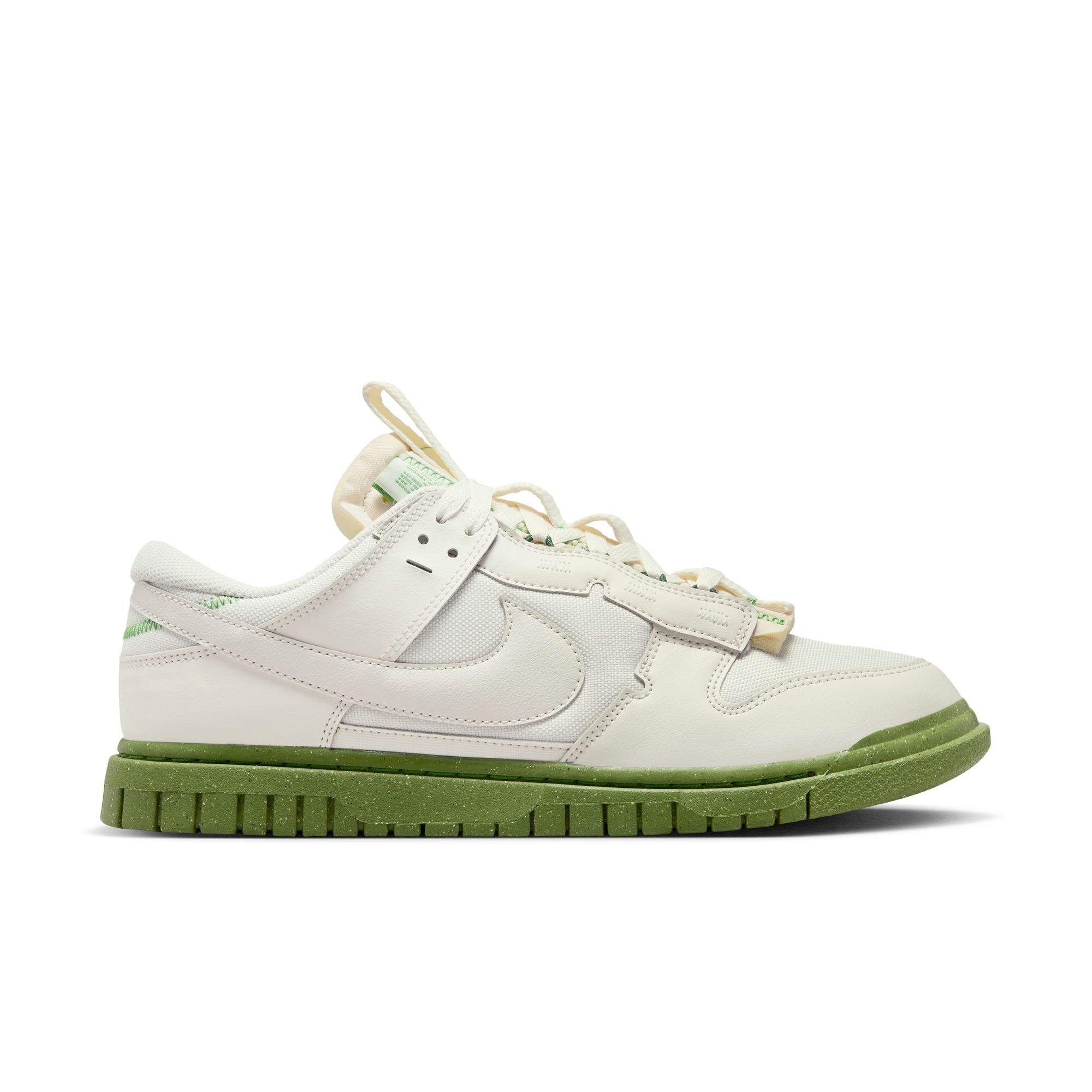 Nike Dunk Low Jumbo "Phantom/Chlorophyll/Earth" Men's Shoe - WHITE/GREEN Thumbnail View 1