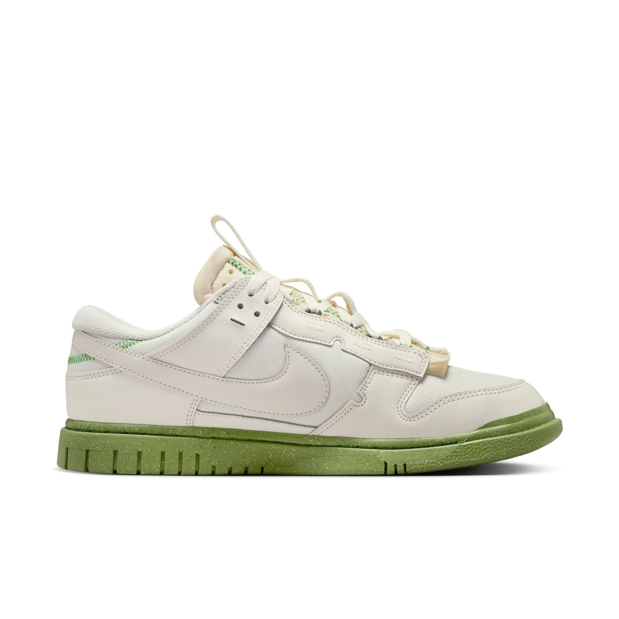 Nike Dunk Low Jumbo "Phantom/Chlorophyll/Earth" Men's Shoe - WHITE/GREEN Thumbnail View 2