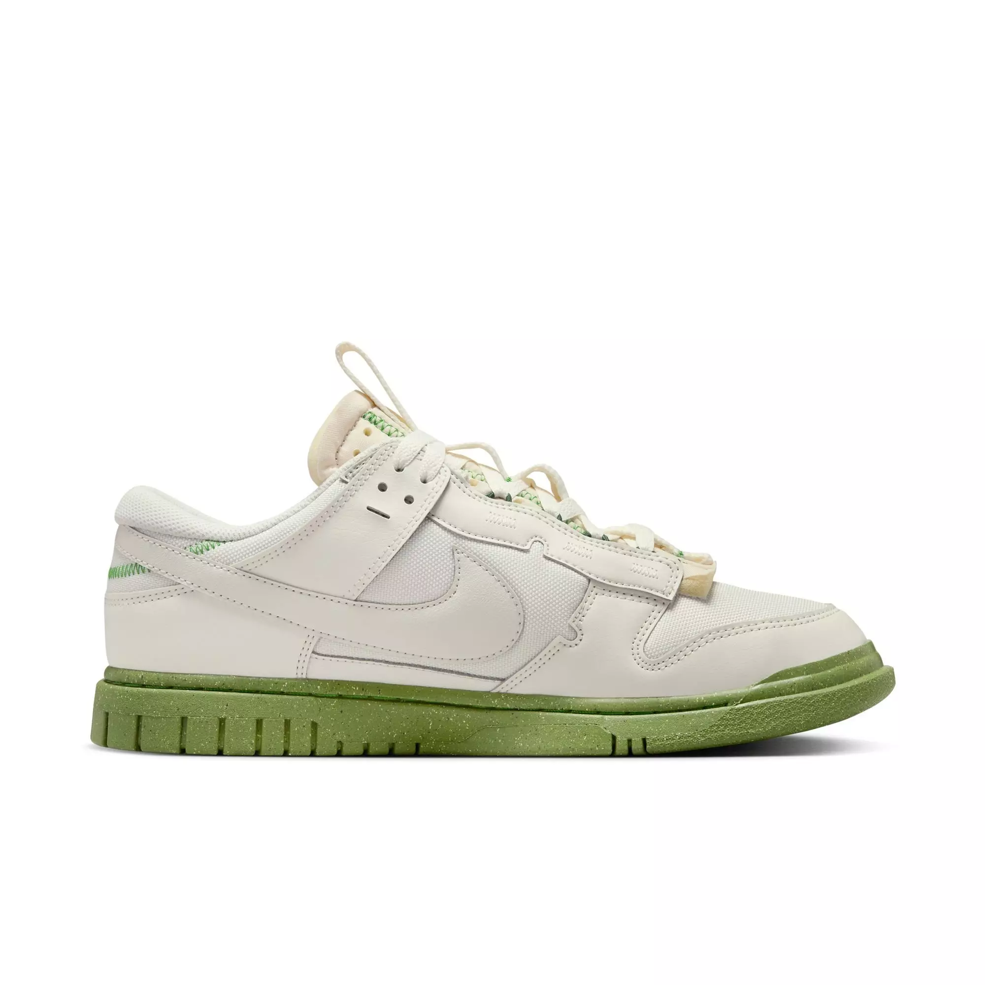 Nike Dunk Low Jumbo "Phantom/Chlorophyll/Earth" Men's Shoe - WHITE/GREEN