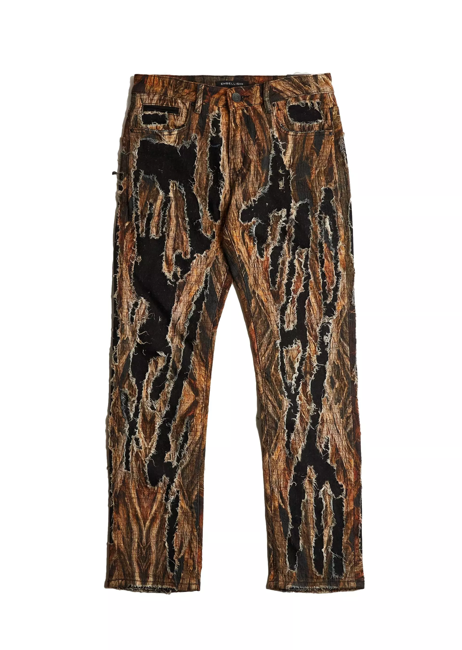 Embellish Men's Jack Boro Straight Fit Denim Jeans - Bronze - MULTI-COLOR