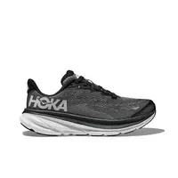 Hoka Clifton 9 "Black/White" Grade School Kids' Running Shoe - BLACK/WHITE