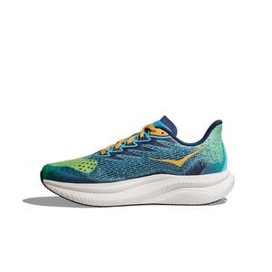 Hoka Mach 6 "Lettuce/Bellwether Blue" Grade School Boys' Running Shoe