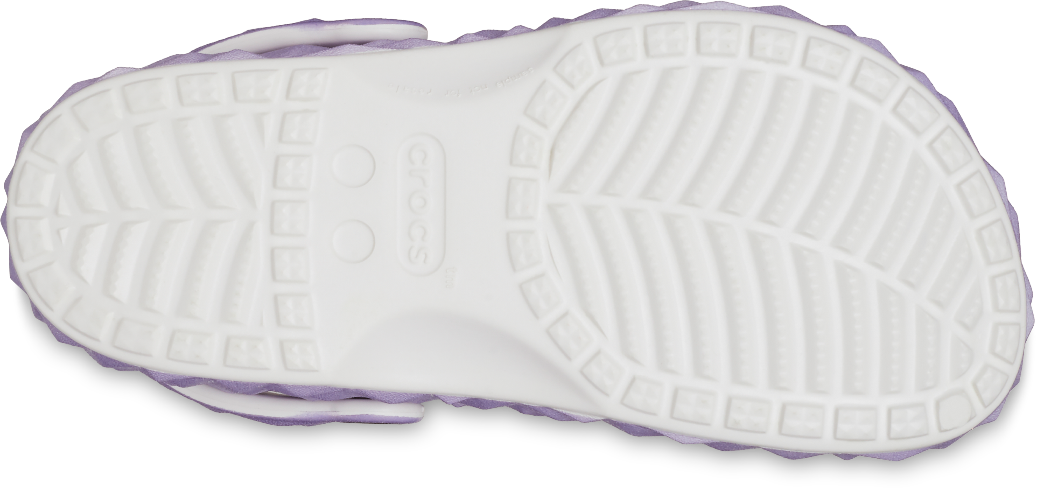 Crocs Classic "Geo Iridescent Purple" Preschool Girls' Clog - IRIDESCENT Thumbnail View 5