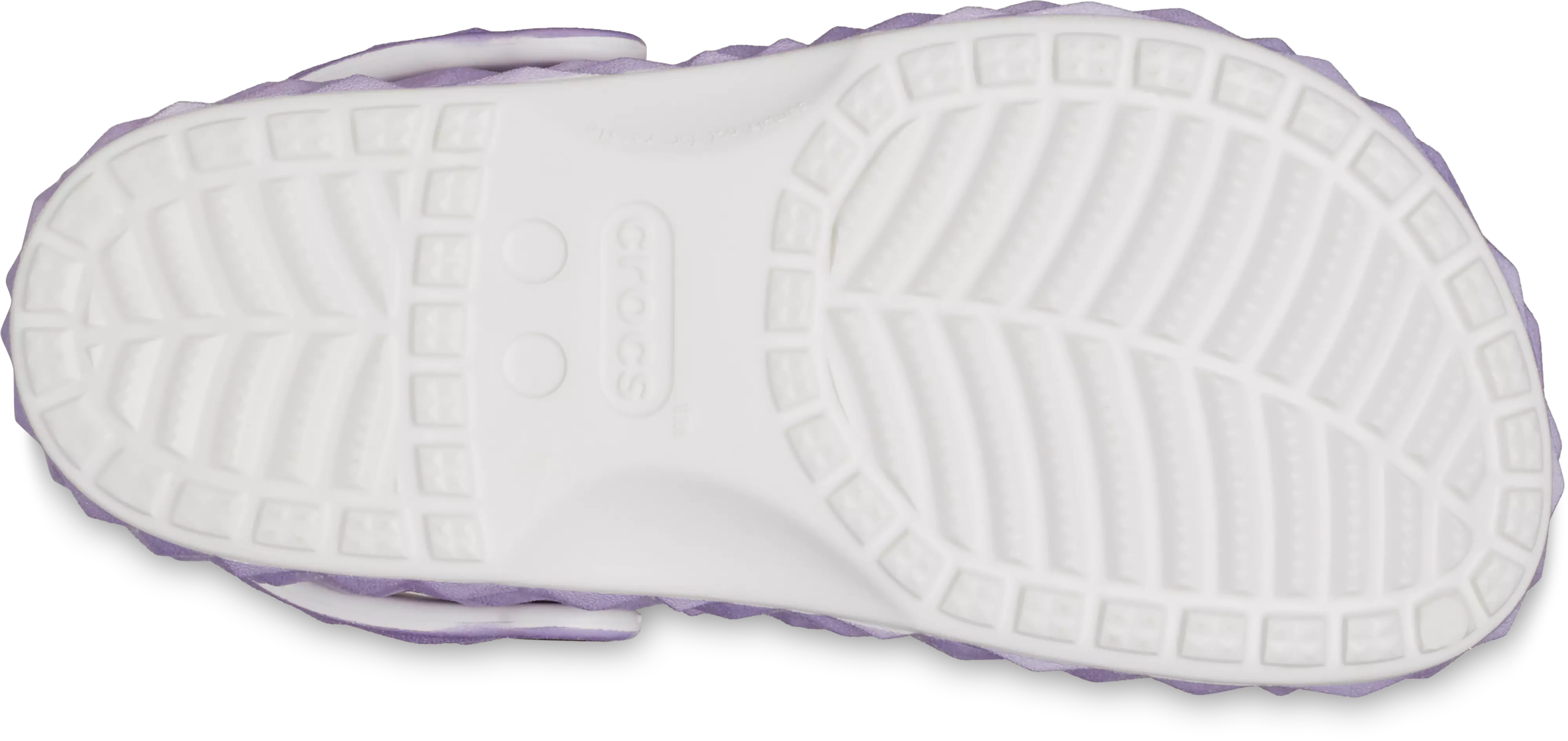 Crocs Classic "Geo Iridescent Purple" Preschool Girls' Clog - IRIDESCENT