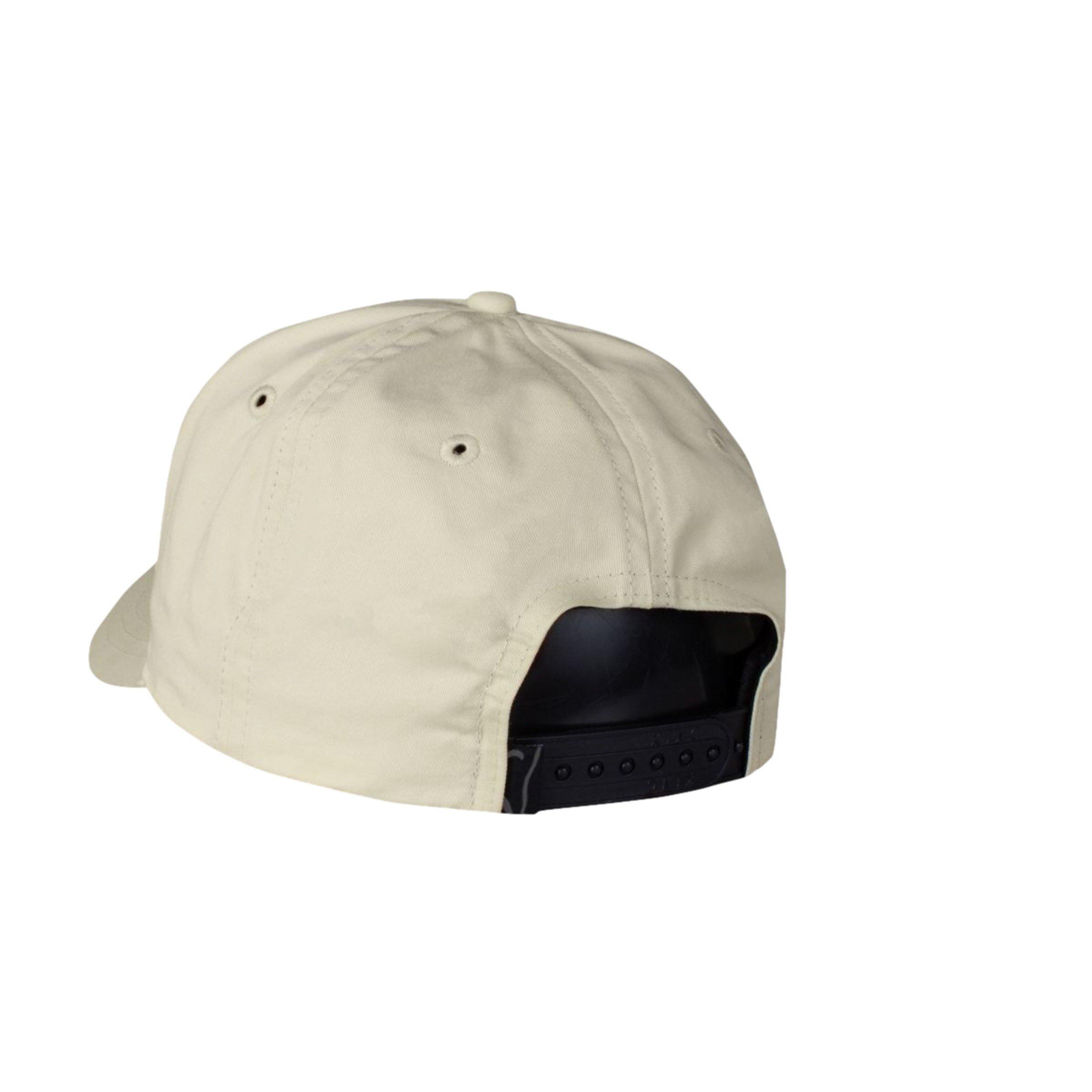 King London Primary Curved Peak Snapback Bone Cap