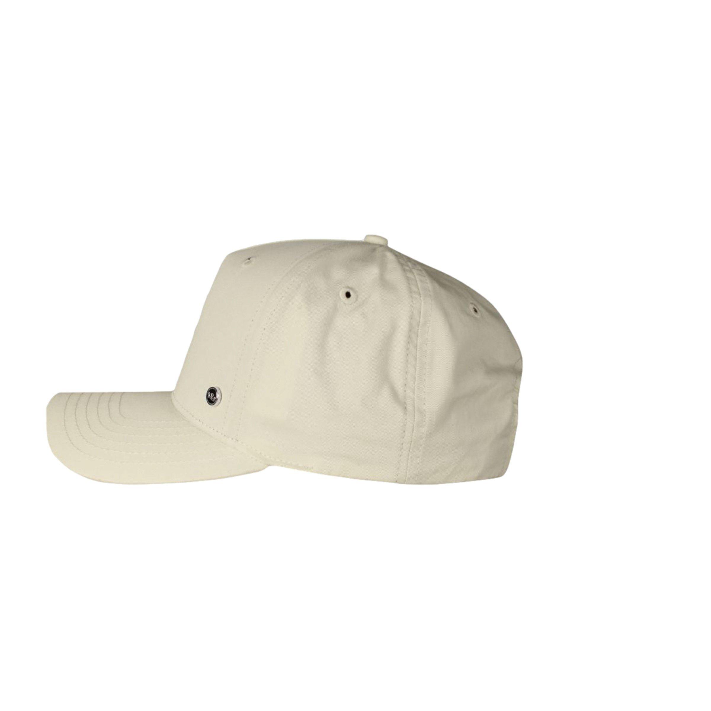 King London Primary Curved Peak Snapback Bone Cap