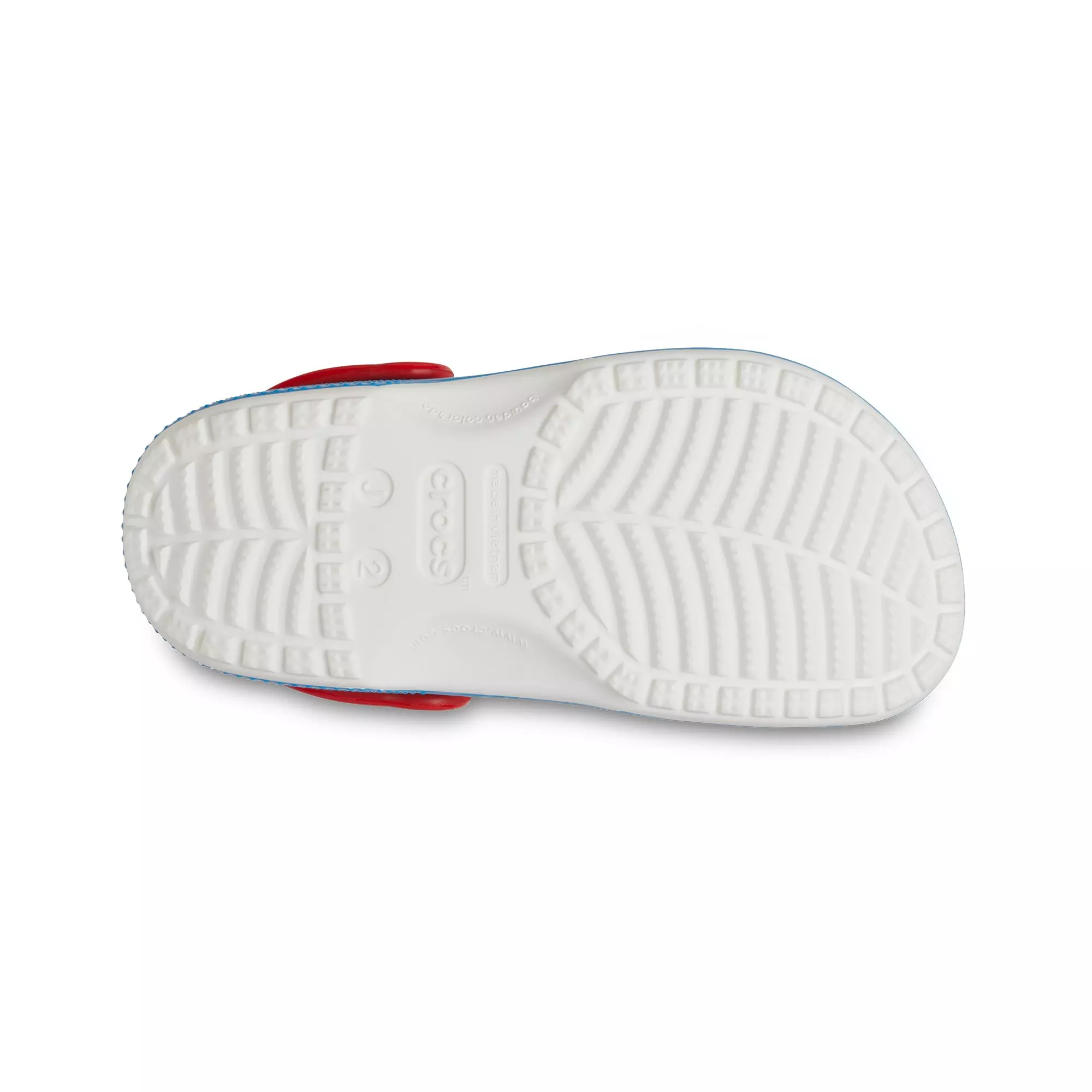 Crocs Classic "Hello Kitty" Grade School Girls' Clog - WHITE/BLUE/RED