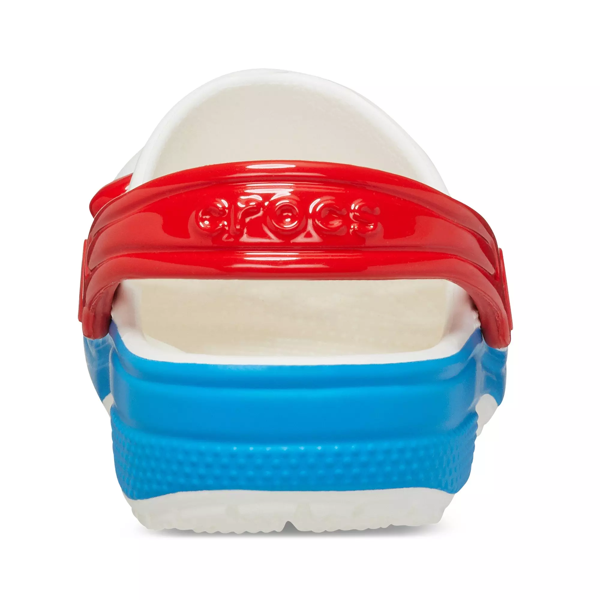 Crocs Classic "Hello Kitty" Preschool Girls' Clog - WHITE/BLUE/RED