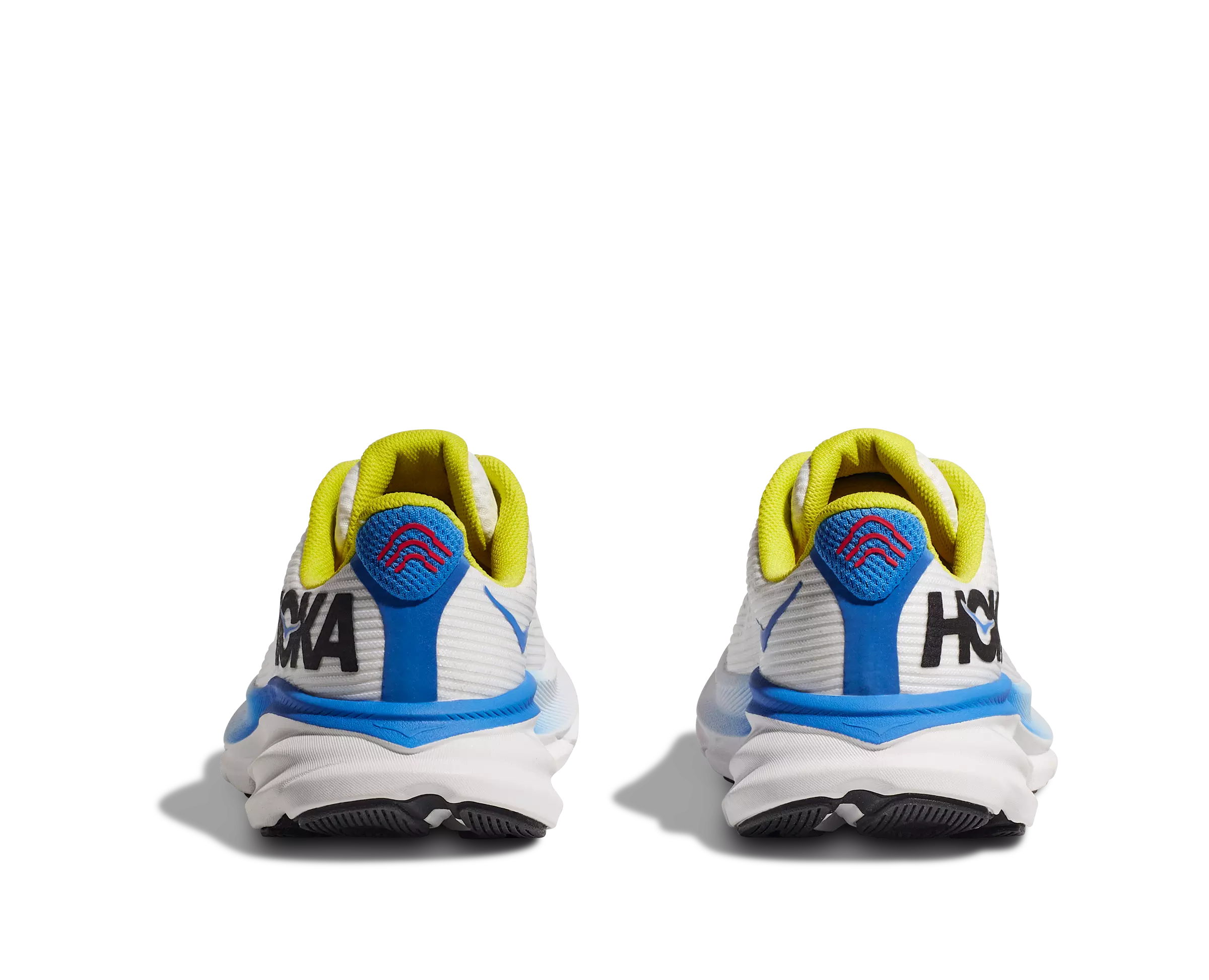 Hoka Clifton 9 "Blanc De Blanc/Virtual Blue" Grade School Kids' Running Shoe - WHITE/BLUE