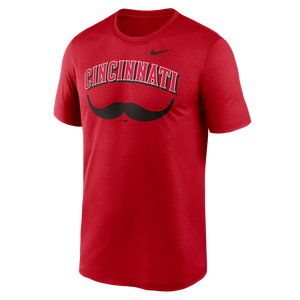 Nike Men's Cincinnati Reds Mustache Short Sleeve Top