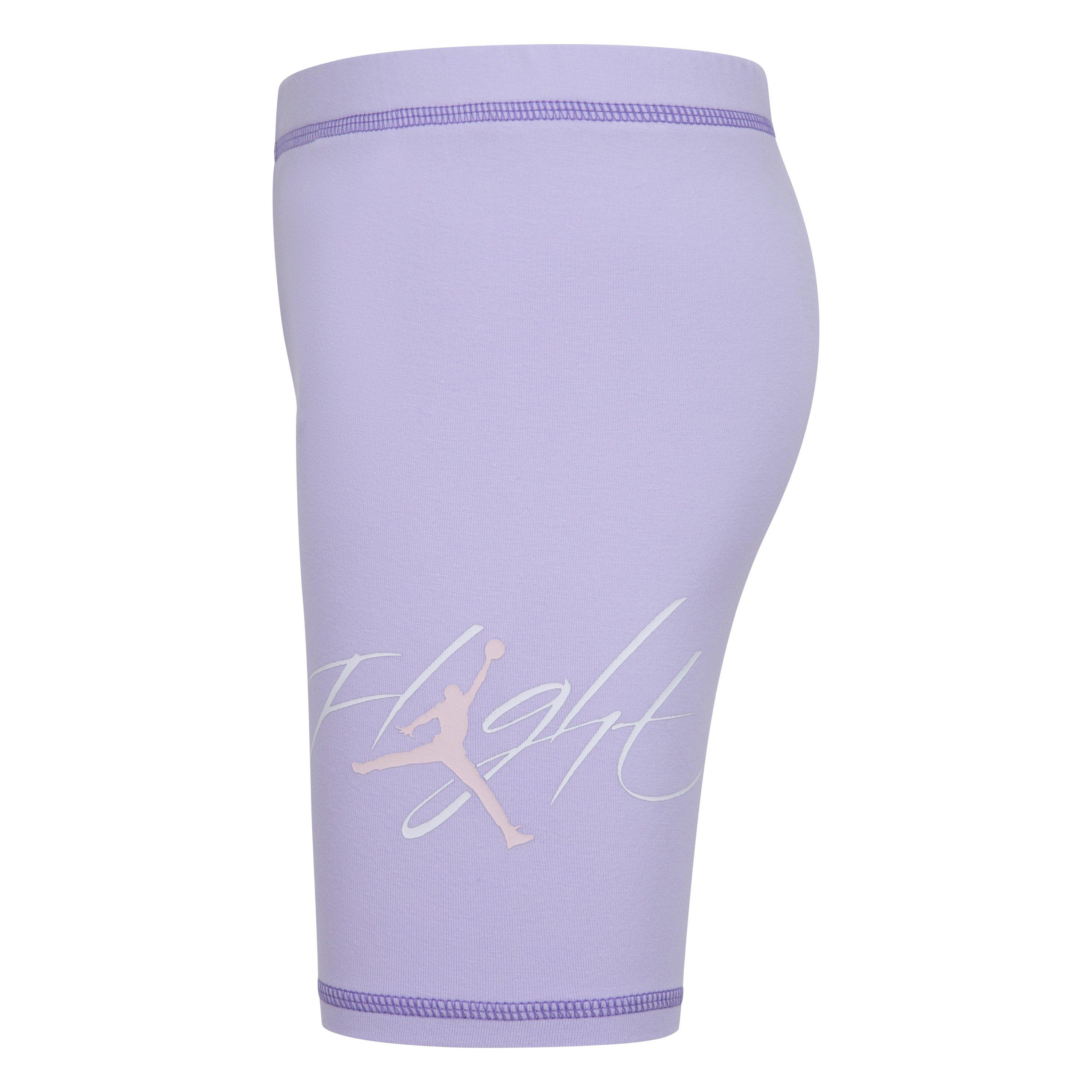 Jordan Stitch Short Little Girls' Purple Set