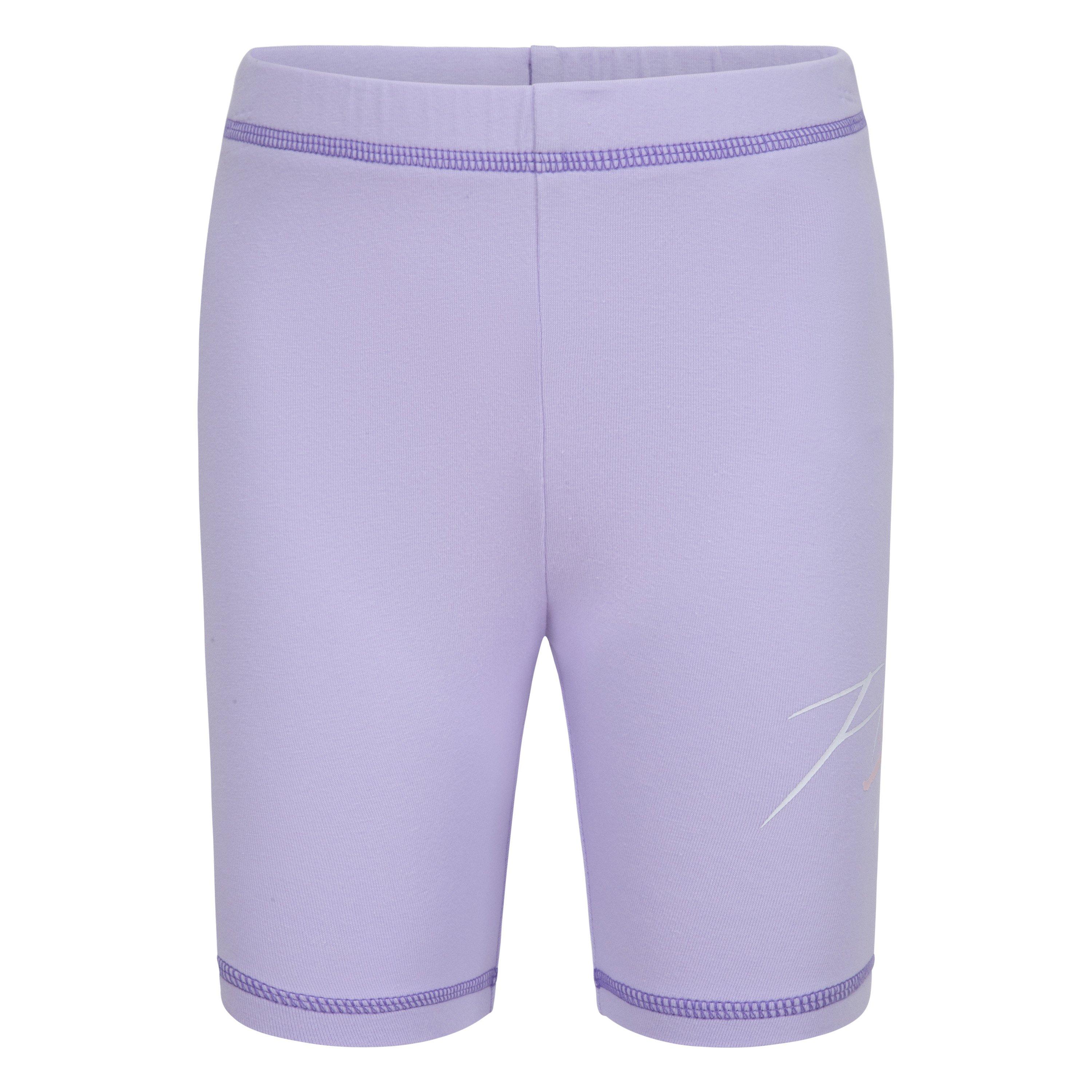 Jordan Stitch Short Little Girls' Purple Set